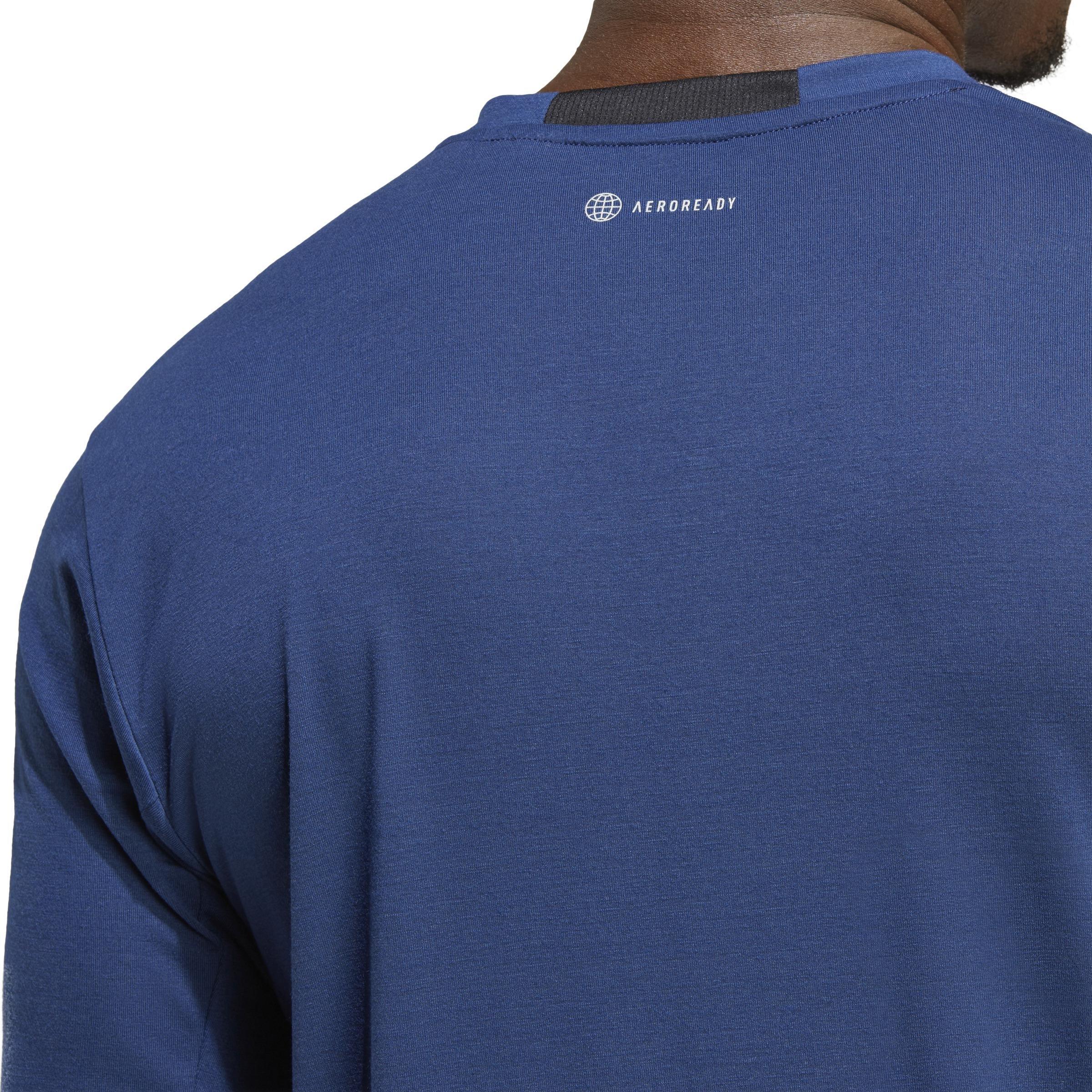 Designed for Training Workout T-Shirt, Blue, A901_ONE, large image number 6