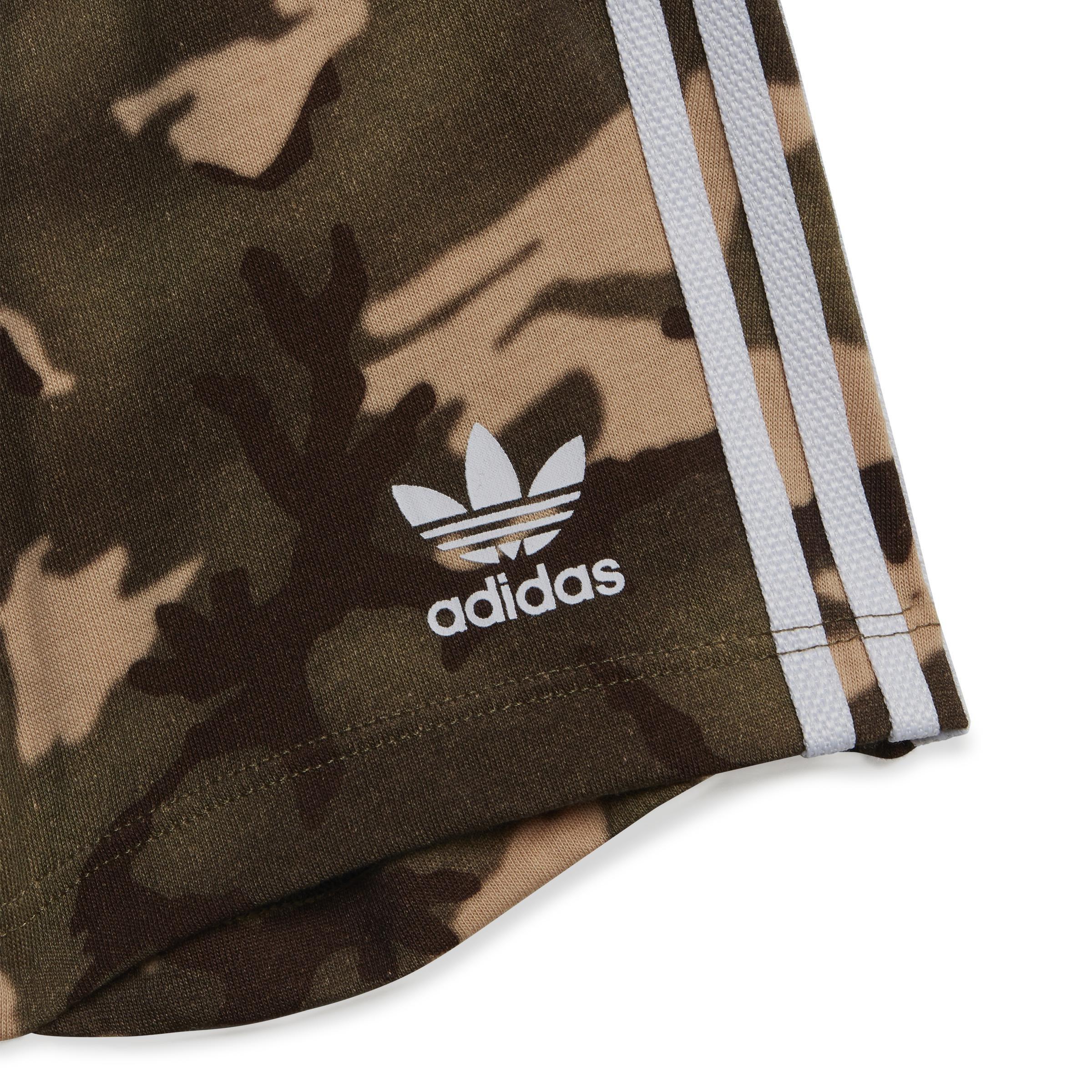 Unisex Kids Camo Tee And Shorts Set, White, , large image number 5