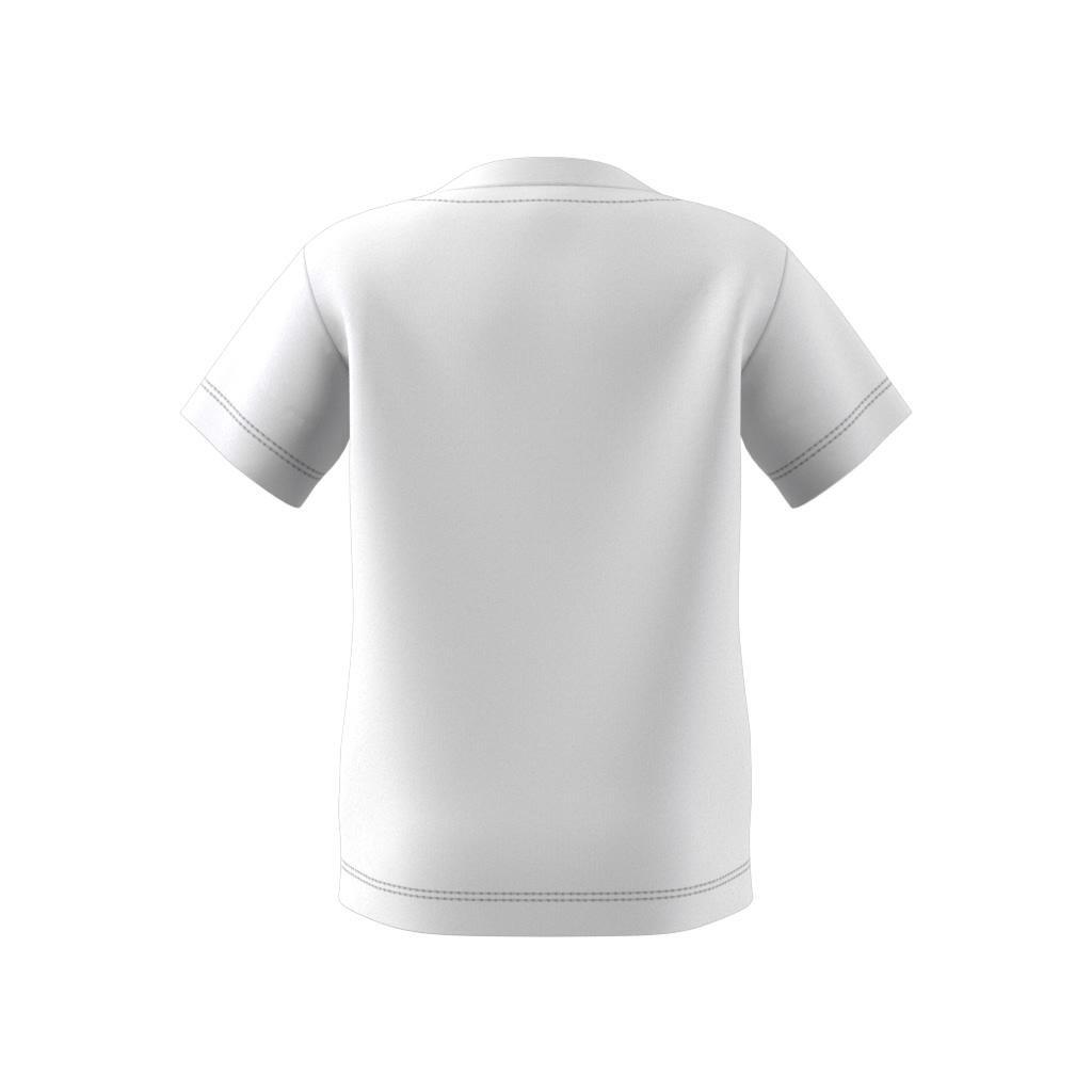 Unisex Kids Camo Tee And Shorts Set, White, , large image number 7