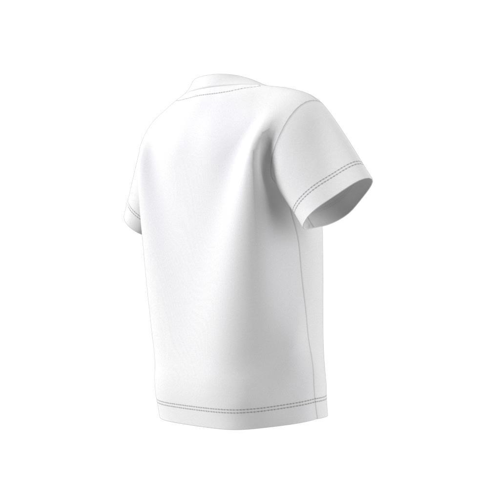 Unisex Kids Camo Tee And Shorts Set, White, , large image number 10