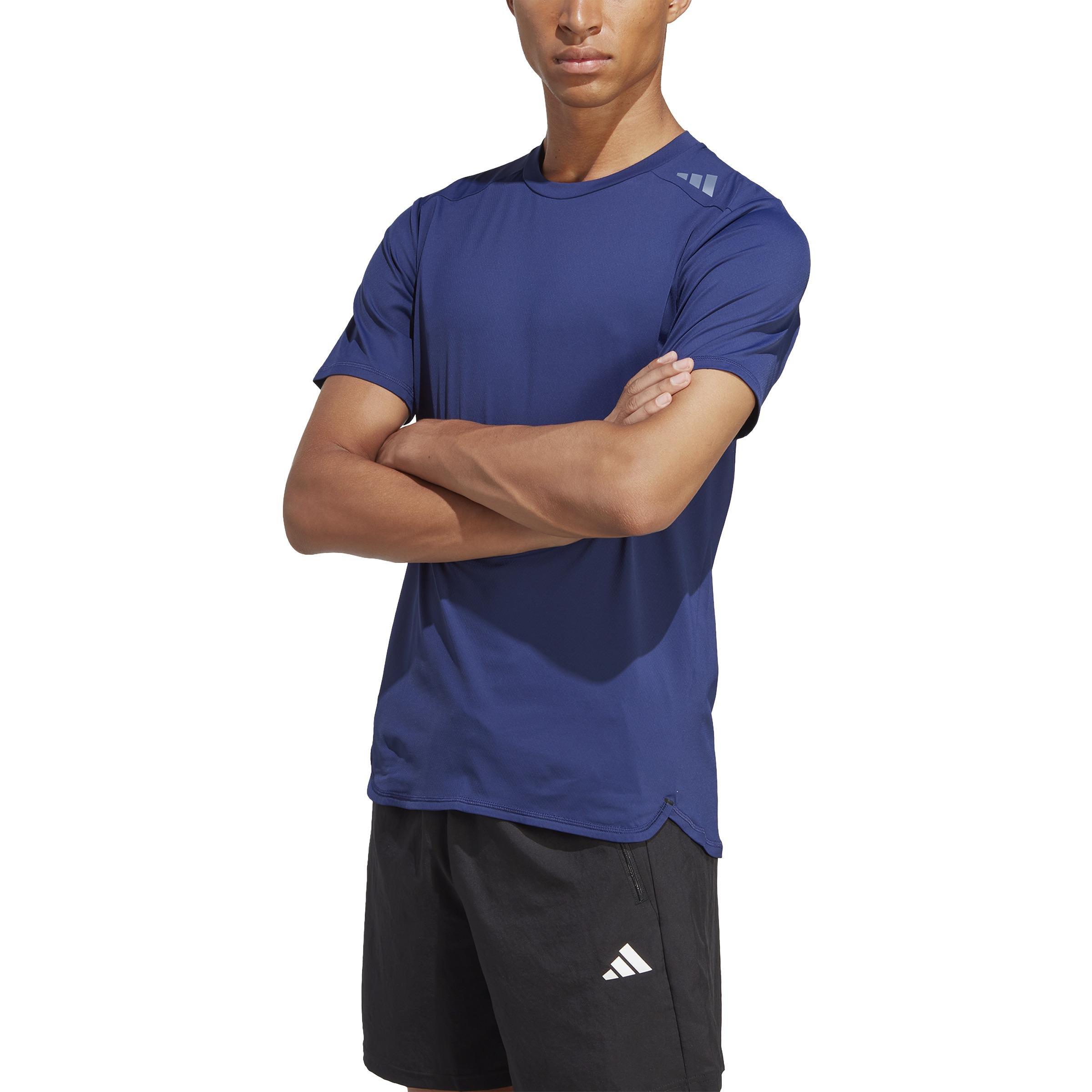 Designed 4 Training Cordura Workout T-Shirt, Blue, A901_ONE, large image number 1