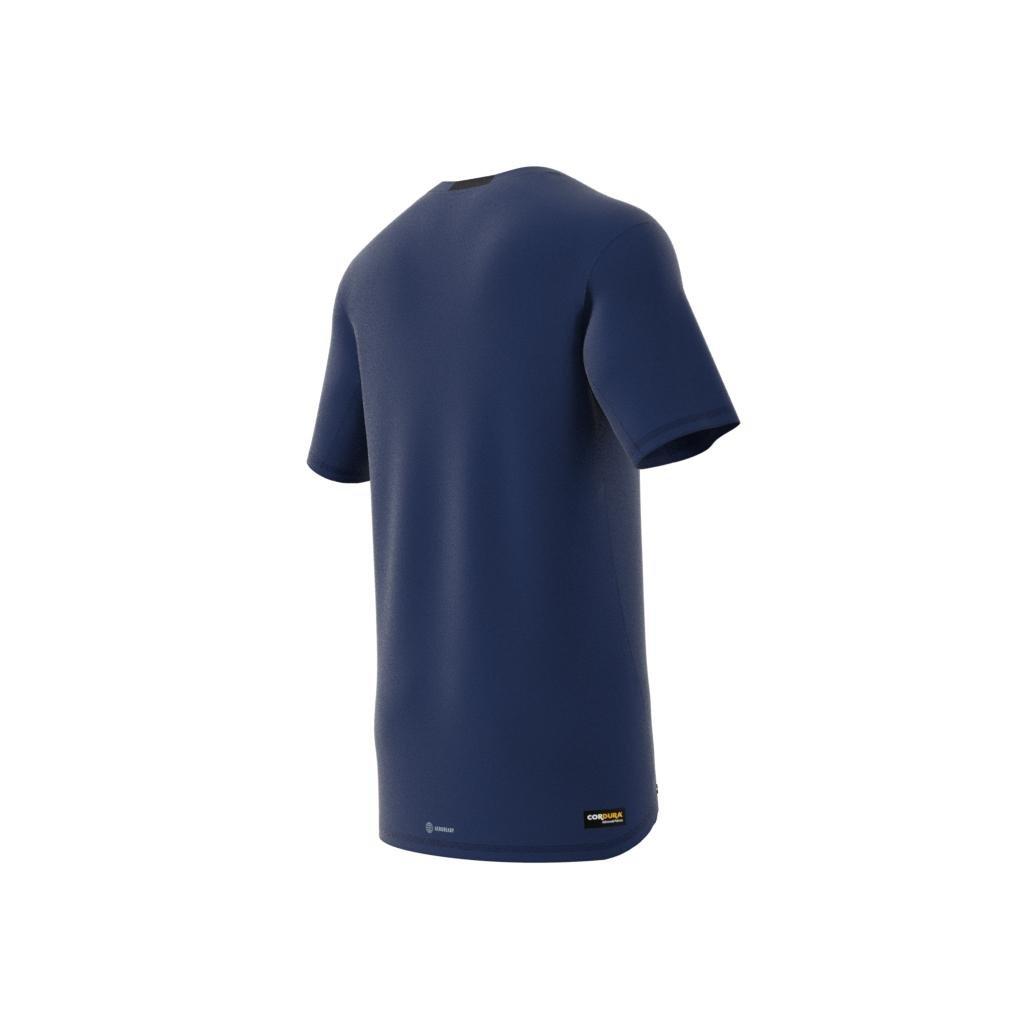 Designed 4 Training Cordura Workout T-Shirt, Blue, A901_ONE, large image number 17