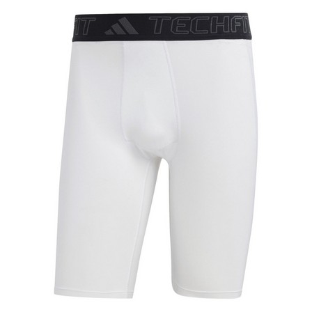 Men Techfit Training Short Tights, White, A901_ONE, large image number 1