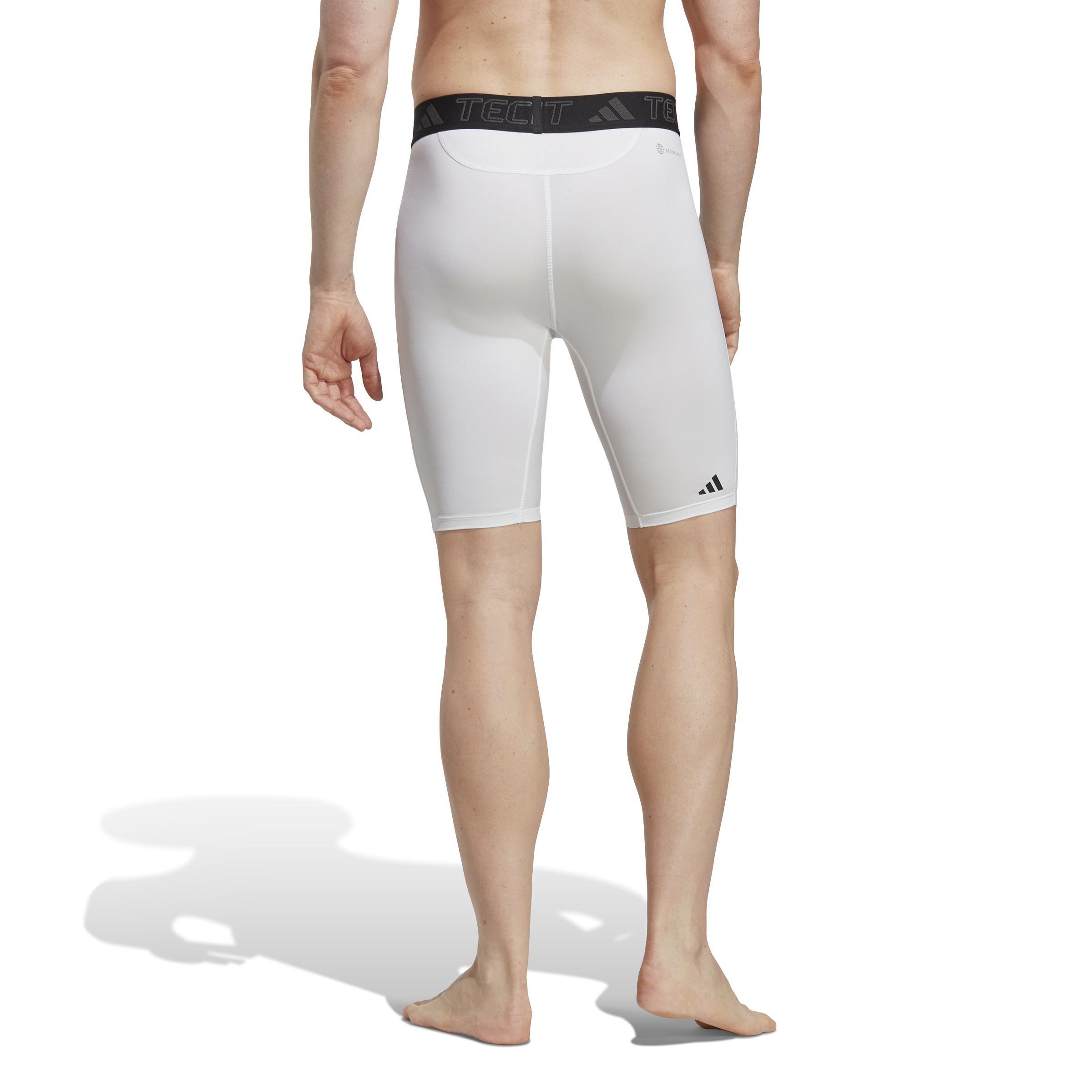 Techfit Training Short Tights, White, A901_ONE, large image number 2