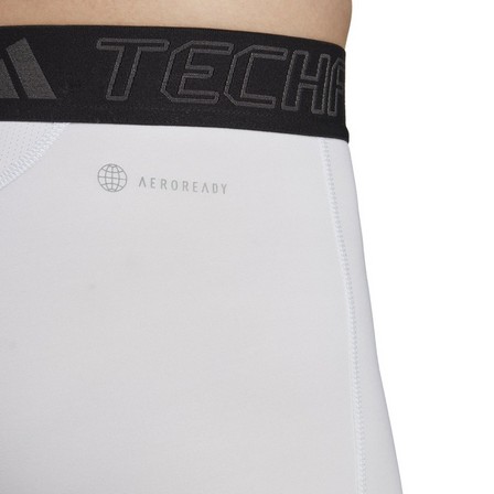 Men Techfit Training Short Tights, White, A901_ONE, large image number 3