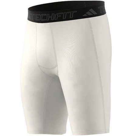 Men Techfit Training Short Tights, White, A901_ONE, large image number 5