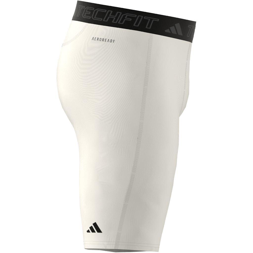 Techfit Training Short Tights, White, A901_ONE, large image number 8