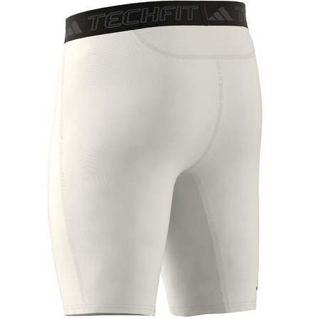 Men Techfit Training Short Tights, White, A901_ONE, large image number 9