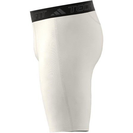Men Techfit Training Short Tights, White, A901_ONE, large image number 12