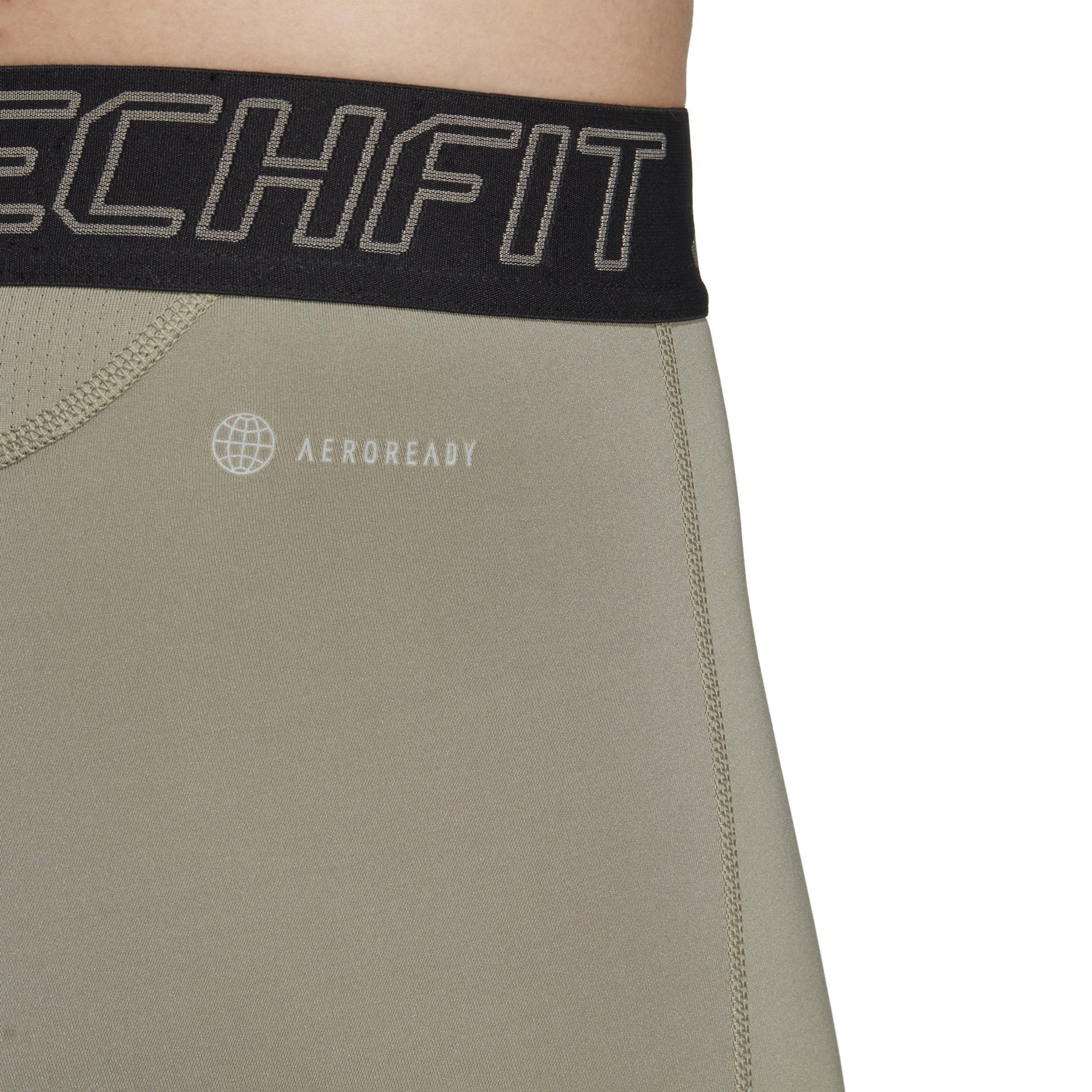 Techfit Training Short Tights, Green, A901_ONE, large image number 3