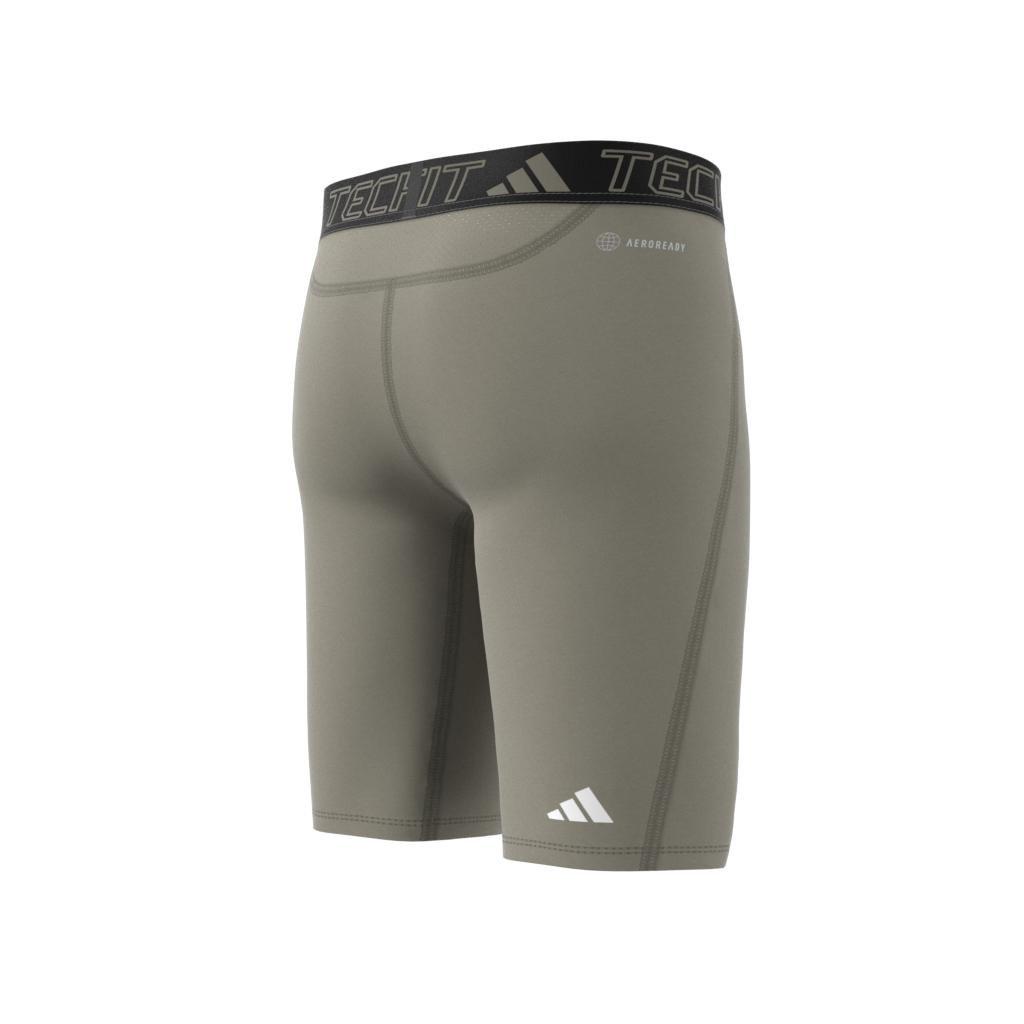 Techfit Training Short Tights, Green, A901_ONE, large image number 5