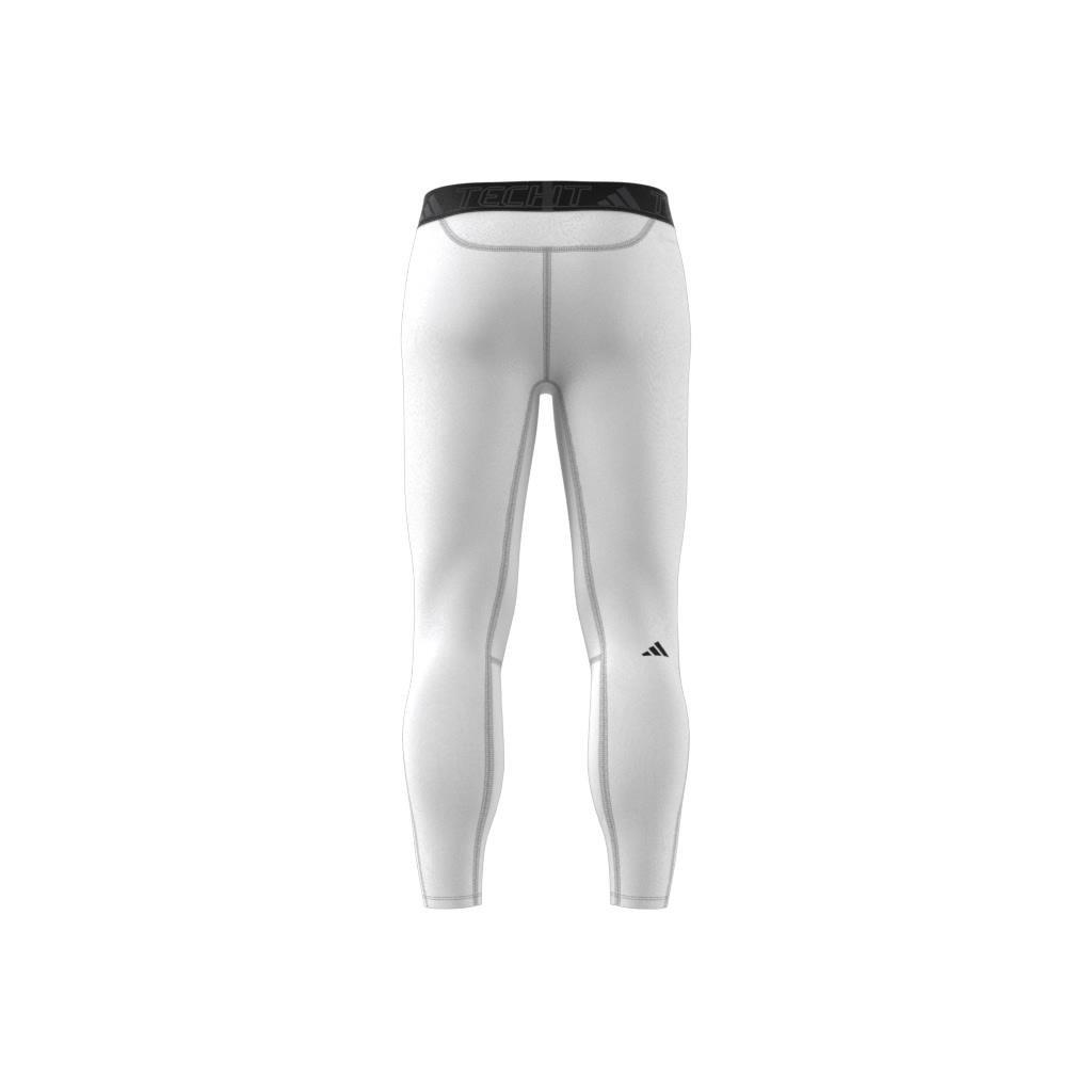 Techfit Training Long Tights, White, A901_ONE, large image number 4