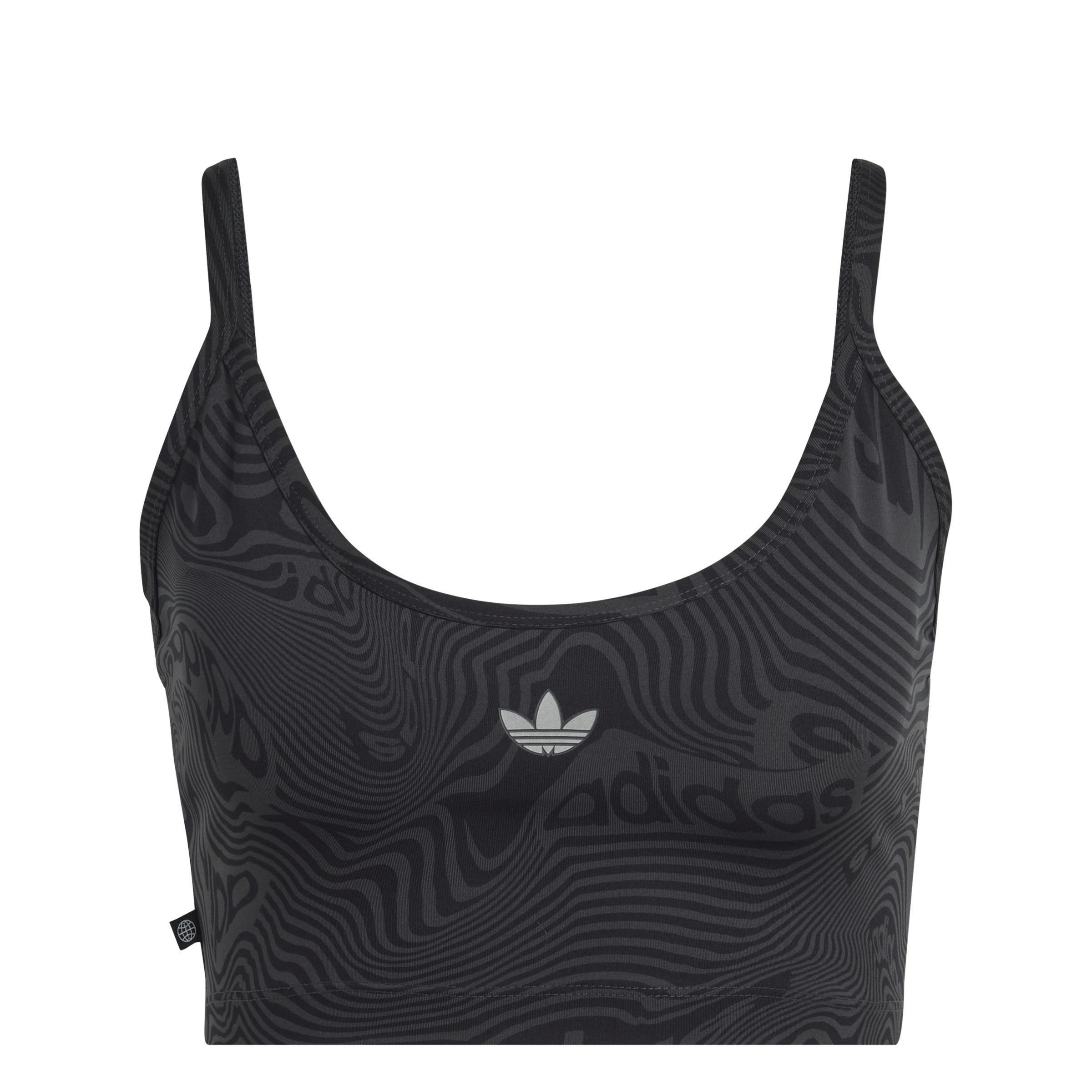 Women Marble Print Sports Bra Long-Sleeve Top, Grey, A901_ONE, large image number 1