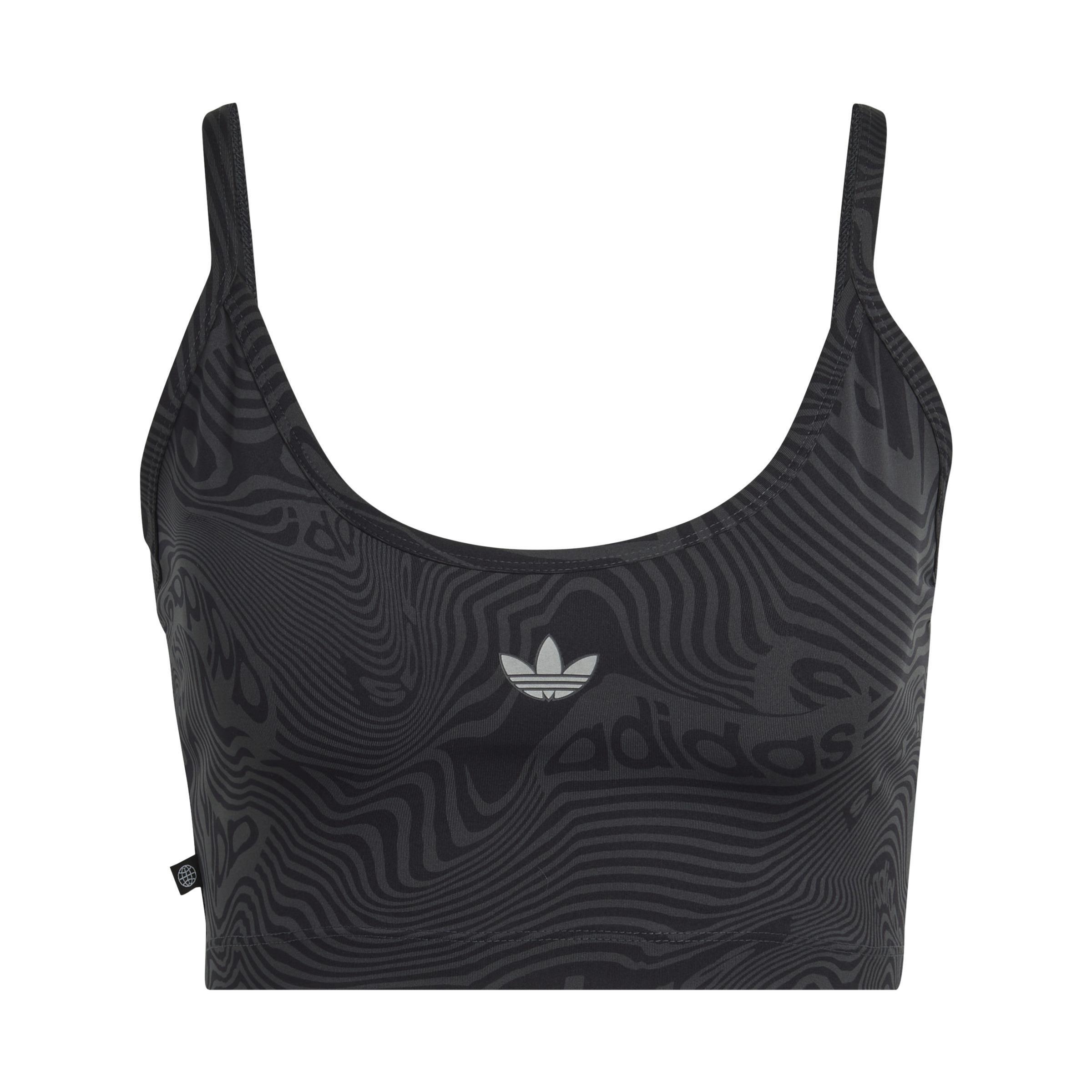 Women Marble Print Sports Bra Long-Sleeve Top, Grey, A901_ONE, large image number 2