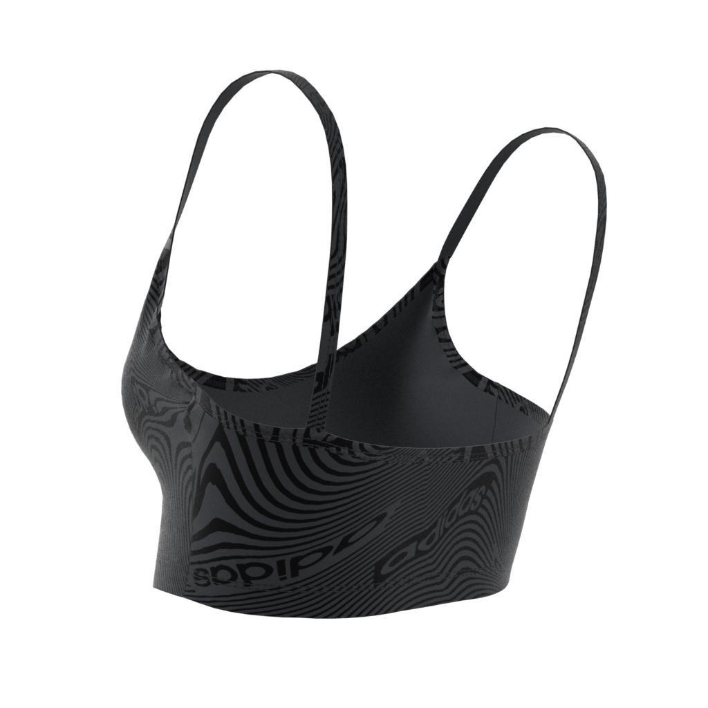 Marble Print Sports Bra Long-Sleeve Top, Grey, A901_ONE, large image number 6