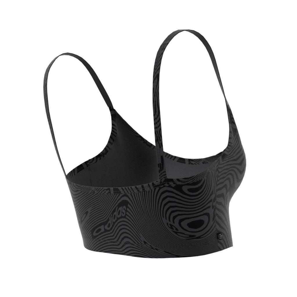 Marble Print Sports Bra Long-Sleeve Top, Grey, A901_ONE, large image number 9