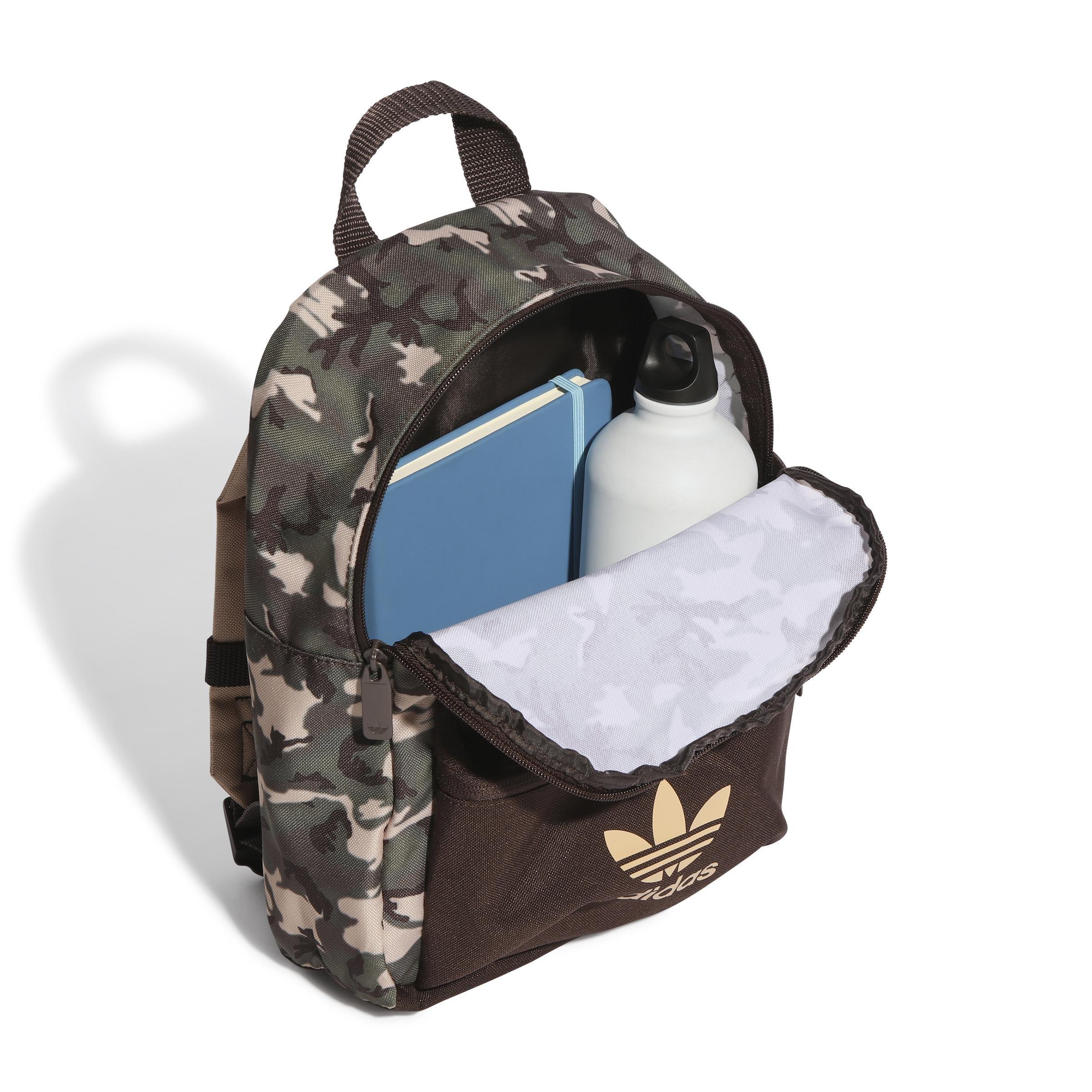 Unisex Infant Camo Backpack, Brown, A901_ONE, large image number 0