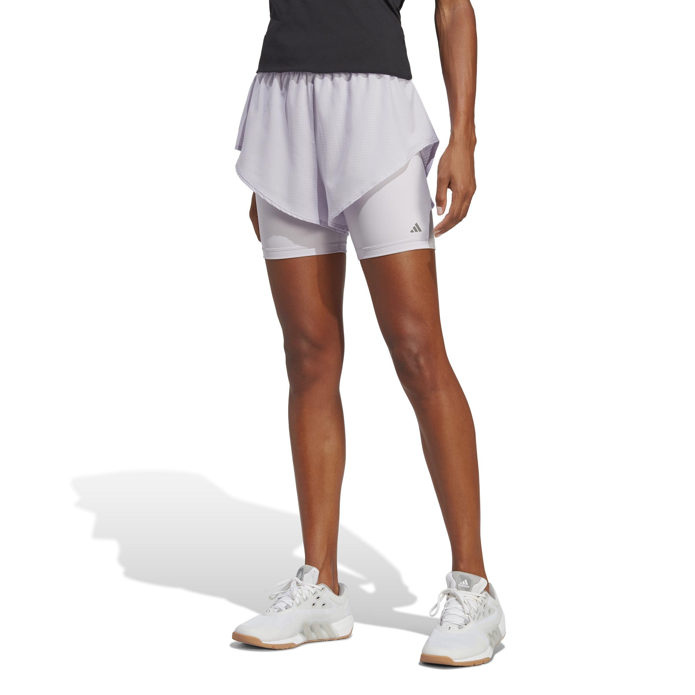 Hiit Heat.Rdy Training 2-In-1 Shorts, Purple, A901_ONE, large image number 11