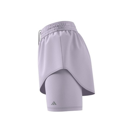 Women Hiit Heat.Rdy Training 2-In-1 Shorts, Purple, A901_ONE, large image number 14
