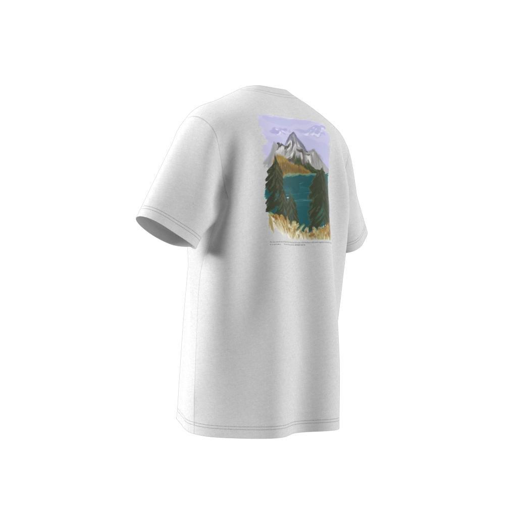 adidas Adventure Nature Awakening T-Shirt, White, A901_ONE, large image number 7