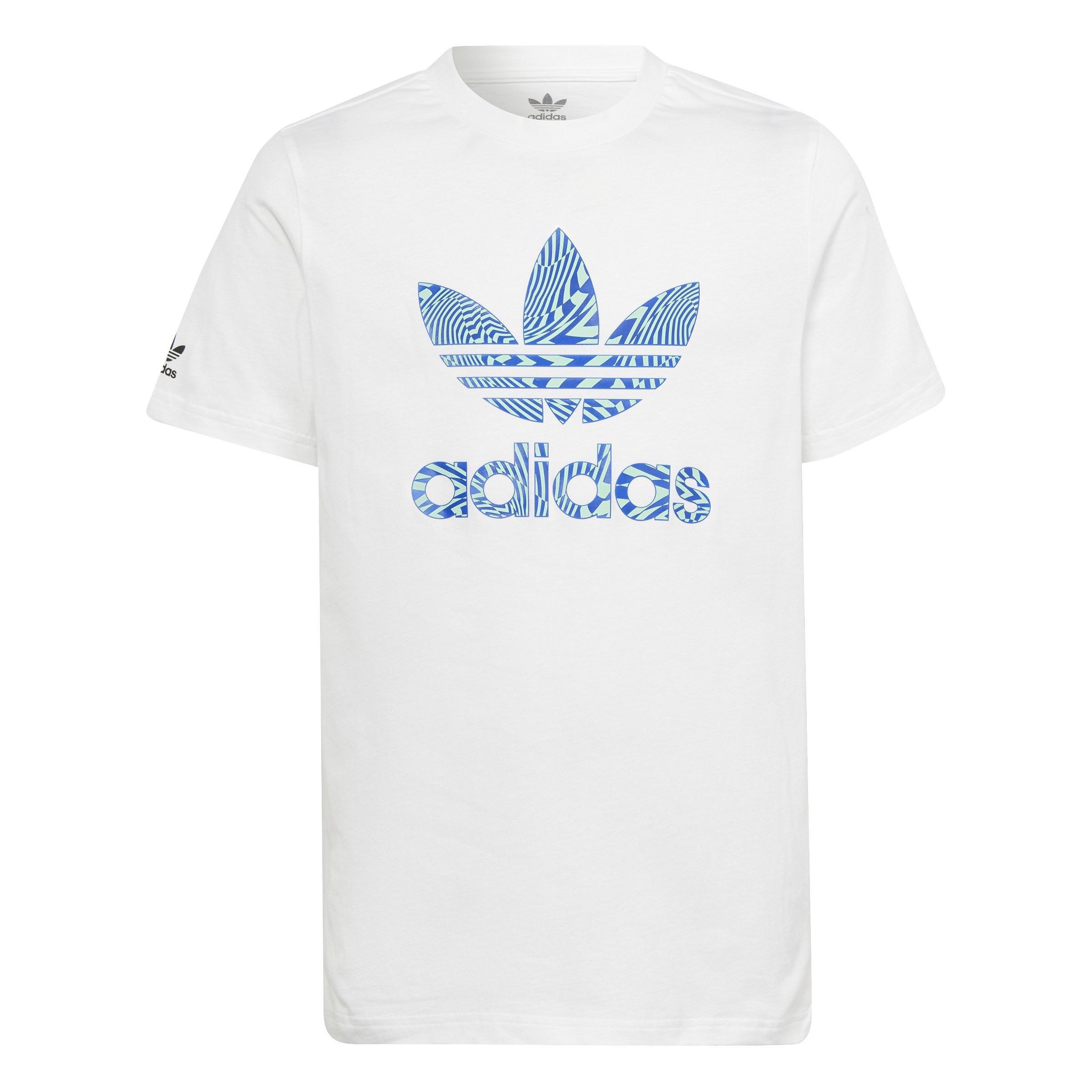 Unisex Kids adidas Rekive T-Shirt, White, A901_ONE, medium