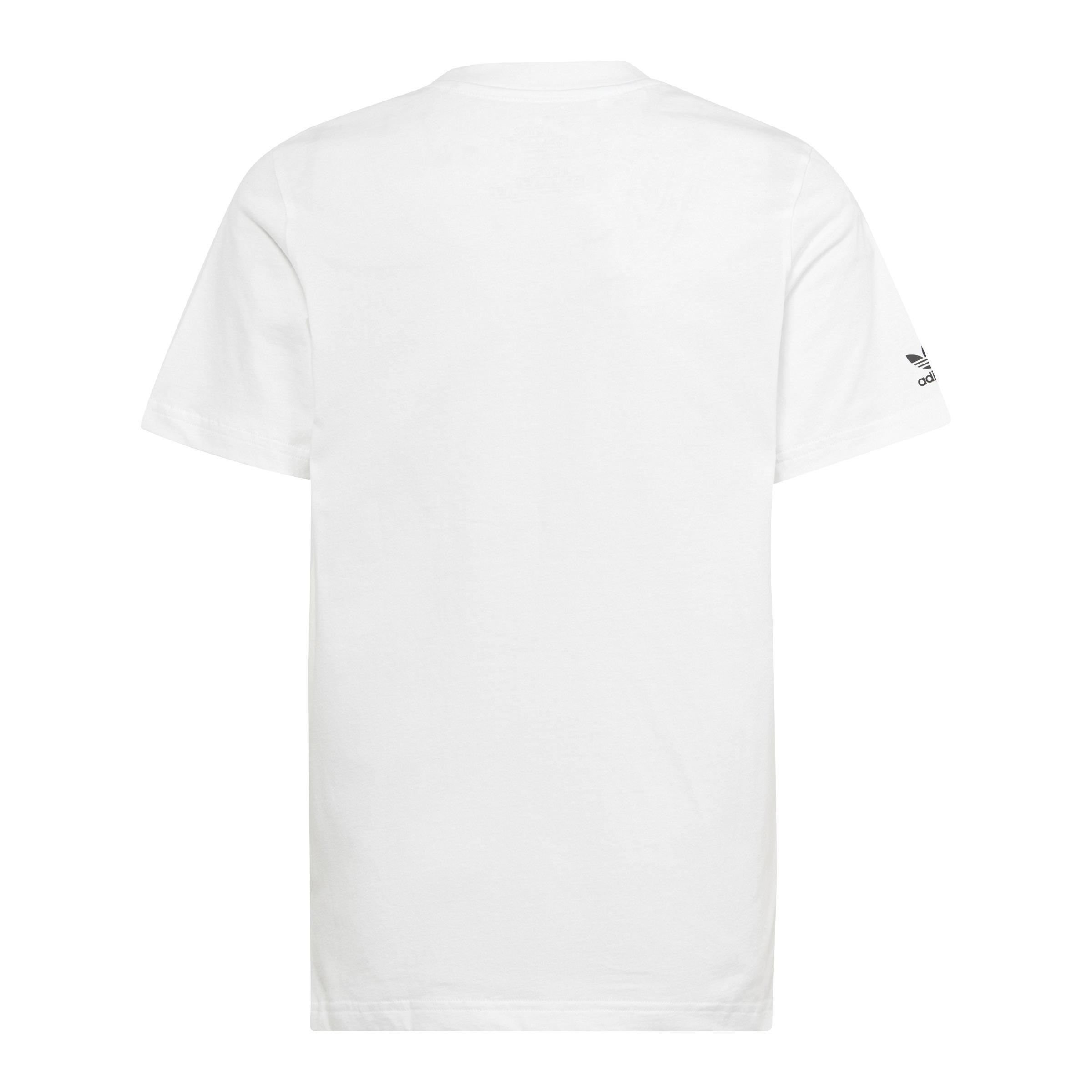 Unisex Kids adidas Rekive T-Shirt, White, A901_ONE, large image number 2