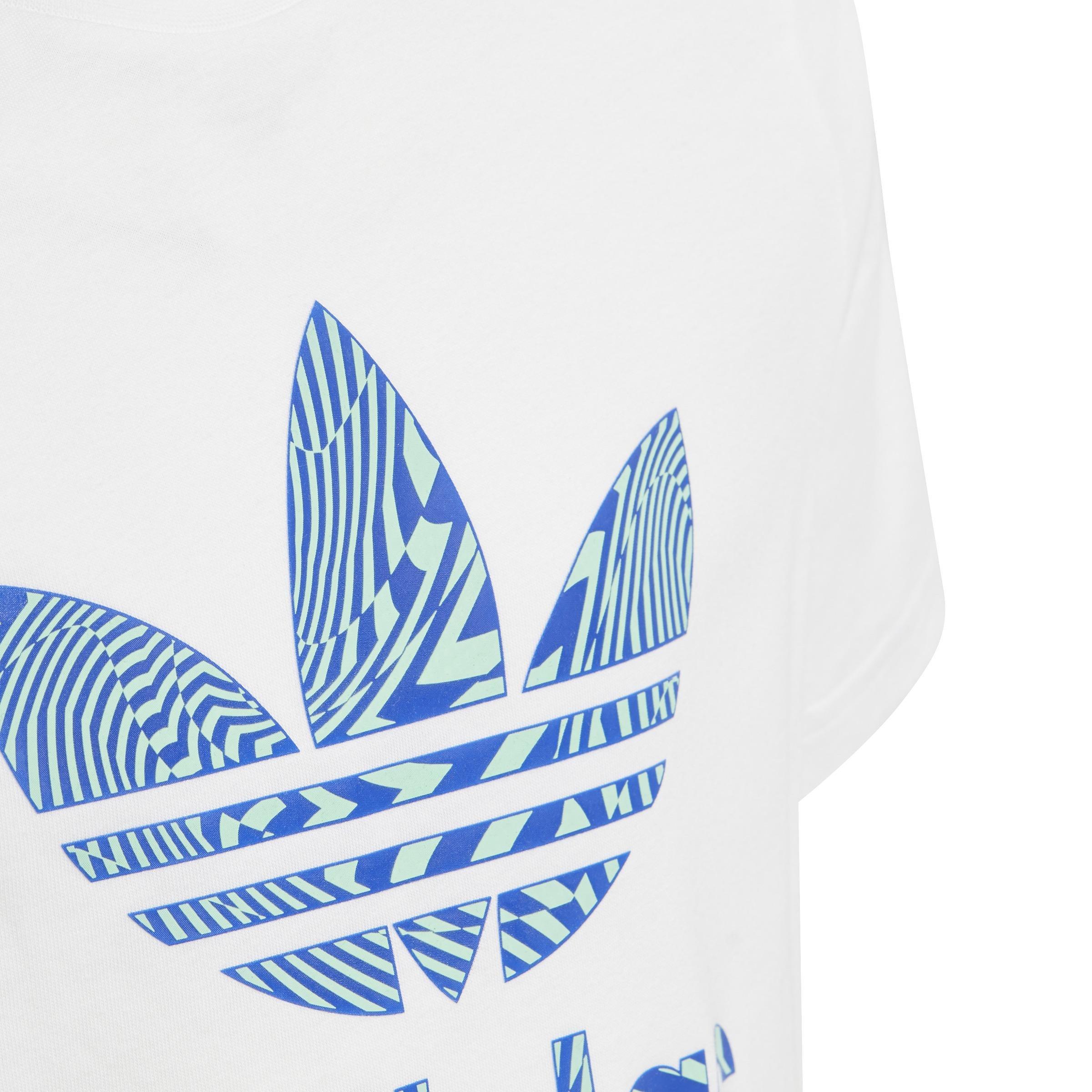 Unisex adidas Rekive T-Shirt, White, A901_ONE, large image number 4