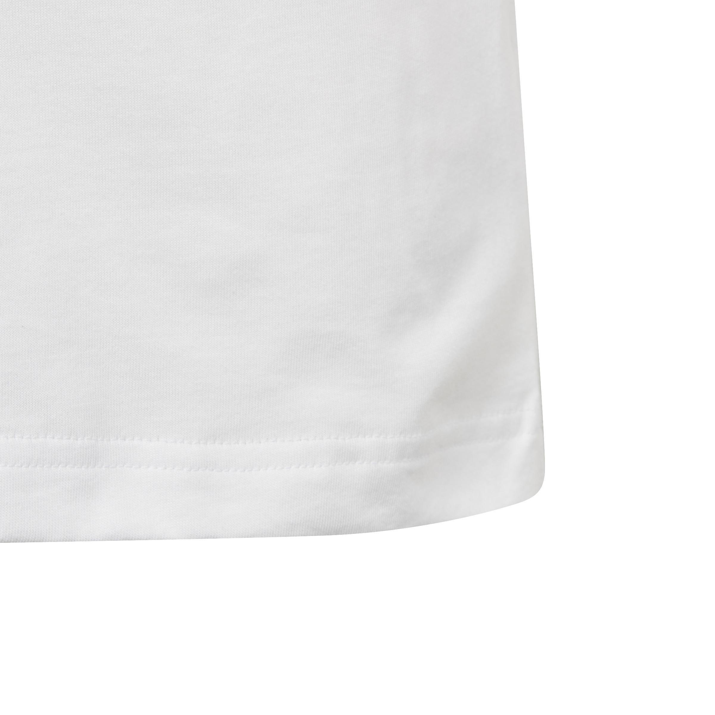 Unisex Kids adidas Rekive T-Shirt, White, A901_ONE, large image number 6