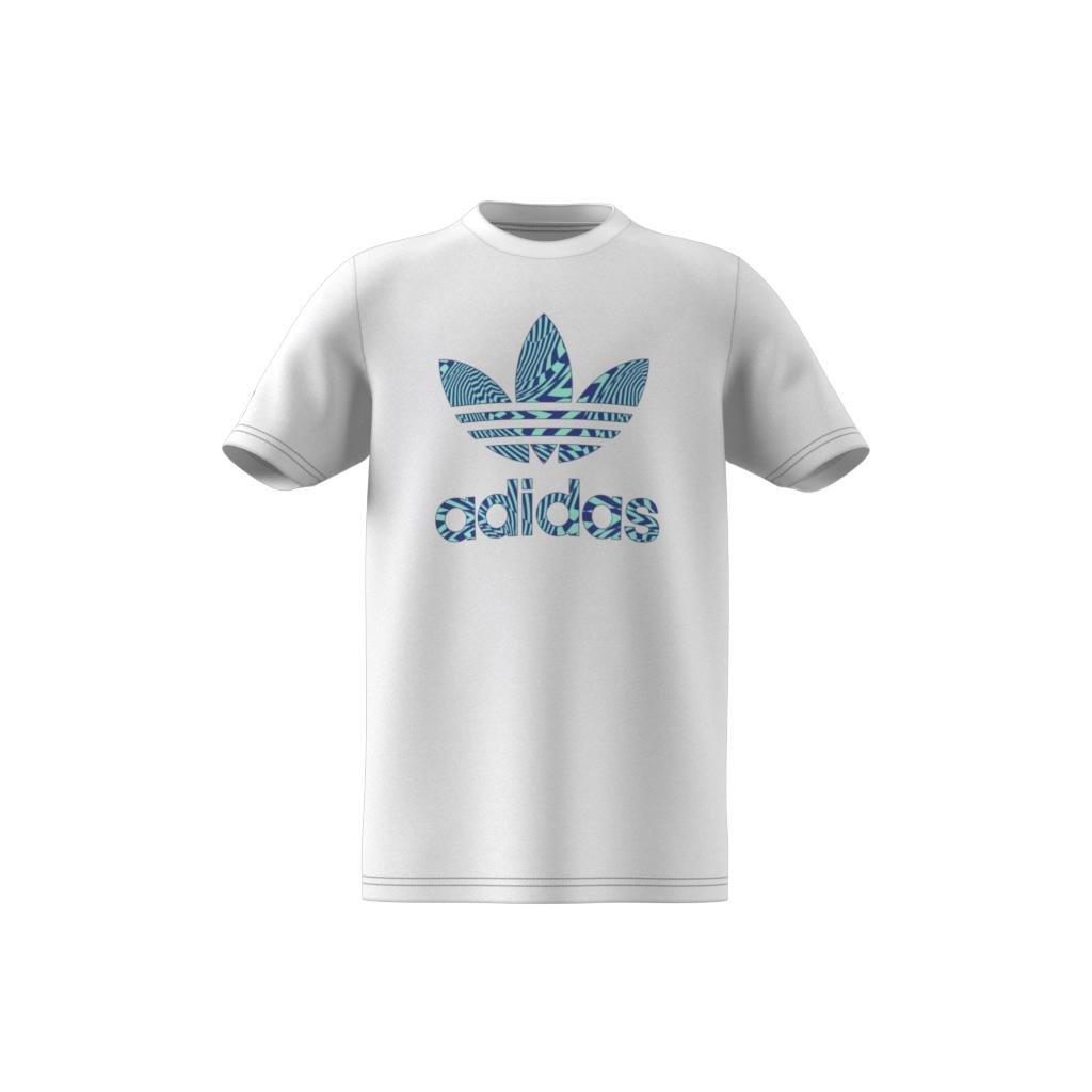 Unisex Kids adidas Rekive T-Shirt, White, A901_ONE, large image number 9