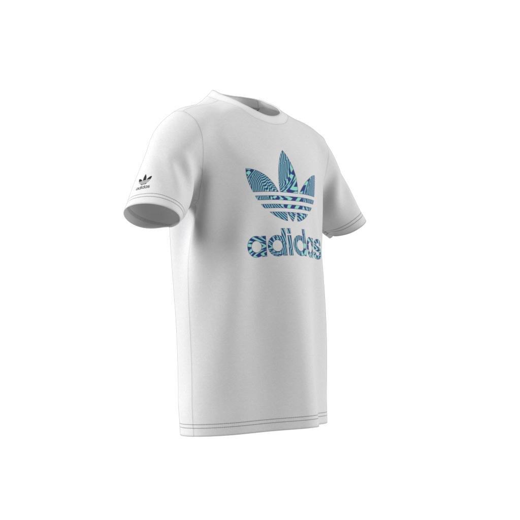 Unisex Kids adidas Rekive T-Shirt, White, A901_ONE, large image number 11