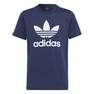 Kids Unisex Adidas Rekive T-Shirt, Navy, A901_ONE, thumbnail image number 0