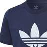 Kids Unisex Adidas Rekive T-Shirt, Navy, A901_ONE, thumbnail image number 4