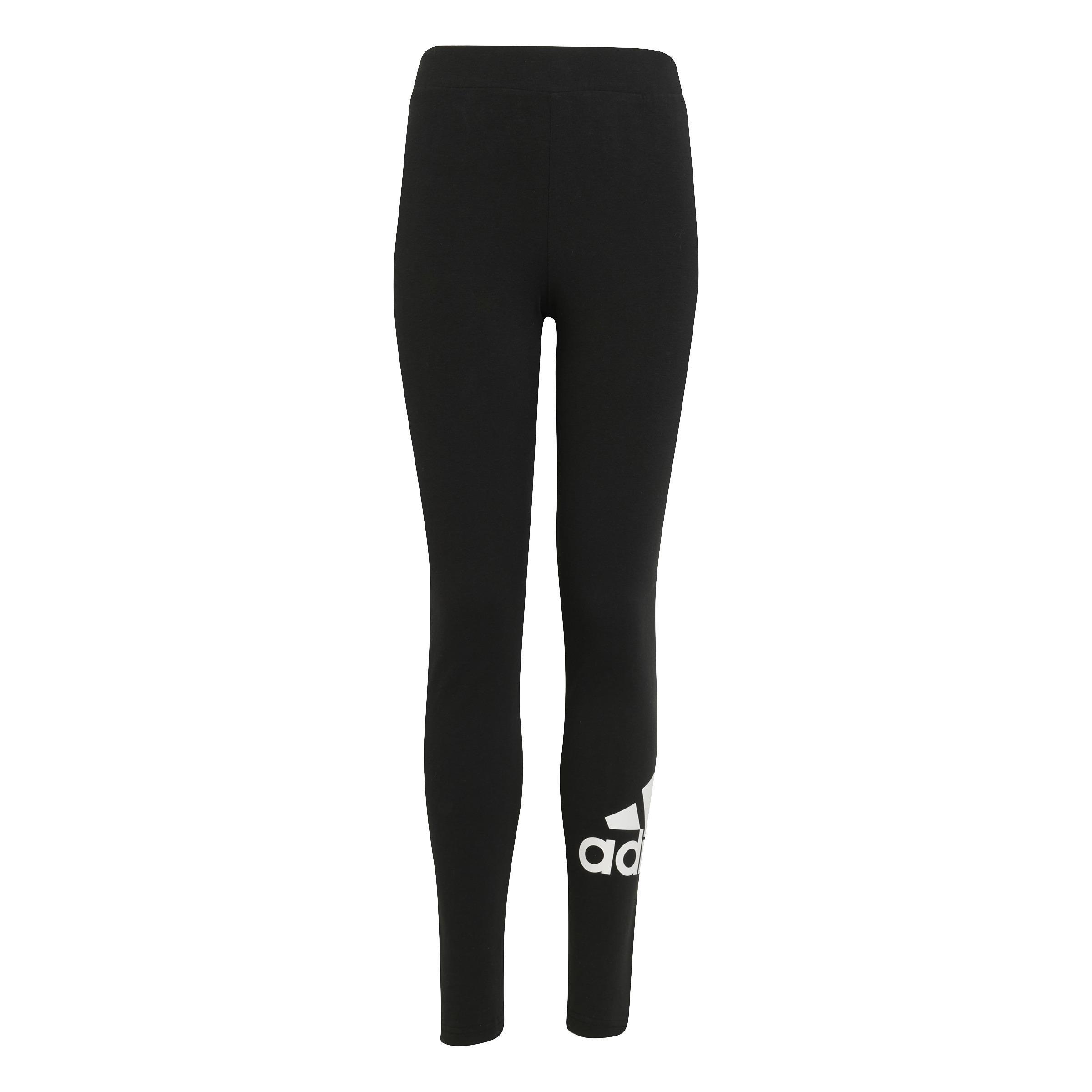 Kids Essentials Big Logo Cotton Leggings, Black, , large image number 1