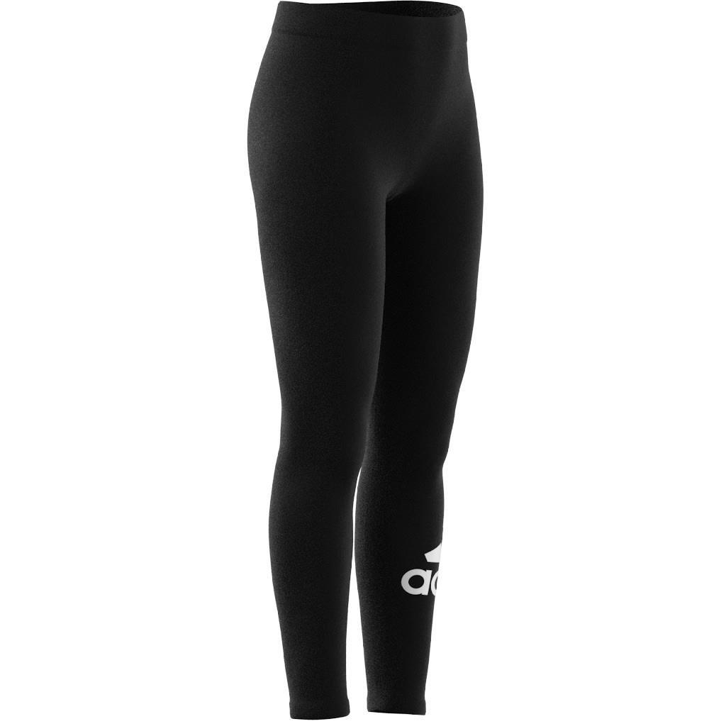 Kids Essentials Big Logo Cotton Leggings, Black, , large image number 7