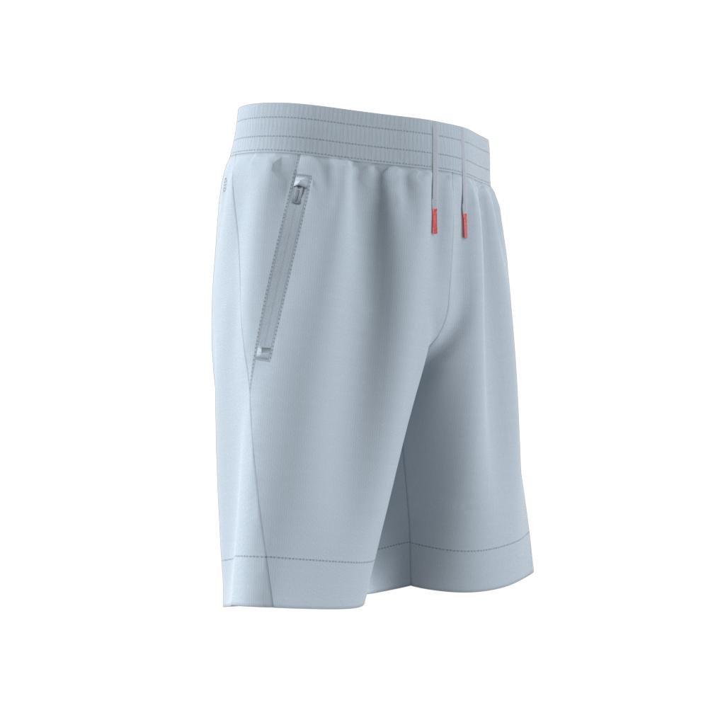 Unisex Kids City Escape Casual Adjustable Woven Shorts, Blue, A901_ONE, large image number 11