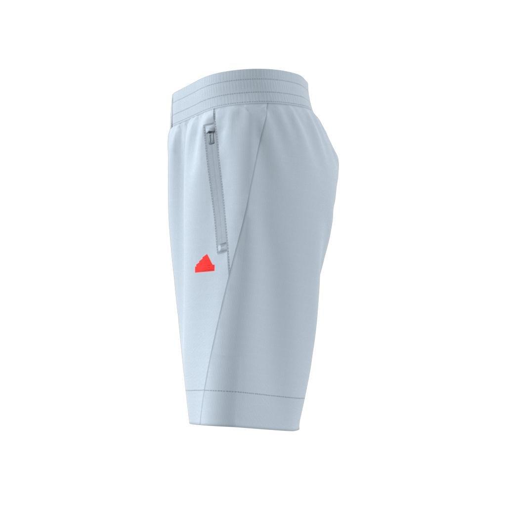 Unisex Kids City Escape Casual Adjustable Woven Shorts, Blue, A901_ONE, large image number 12