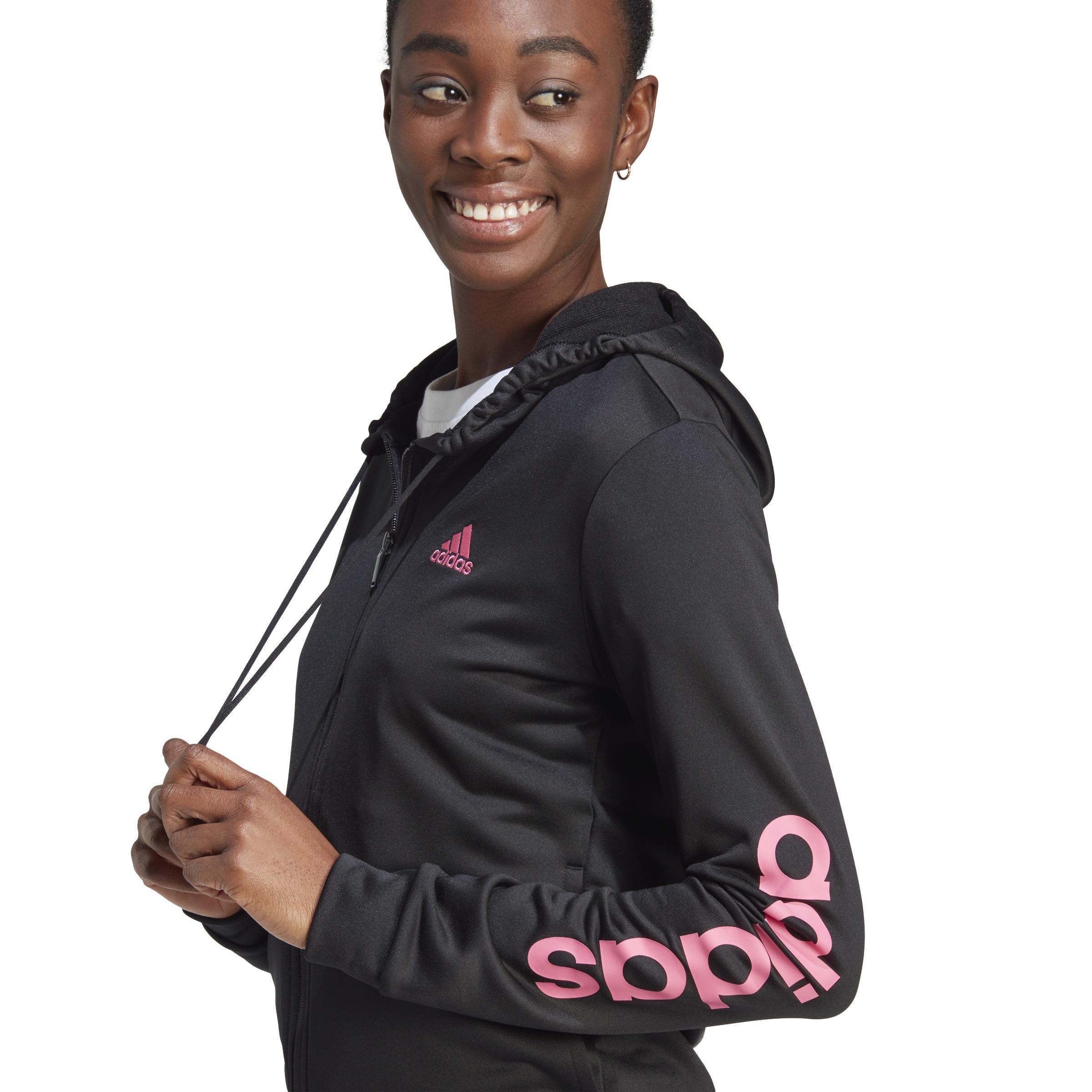 Linear Tracksuit, Black, A901_ONE, large image number 3