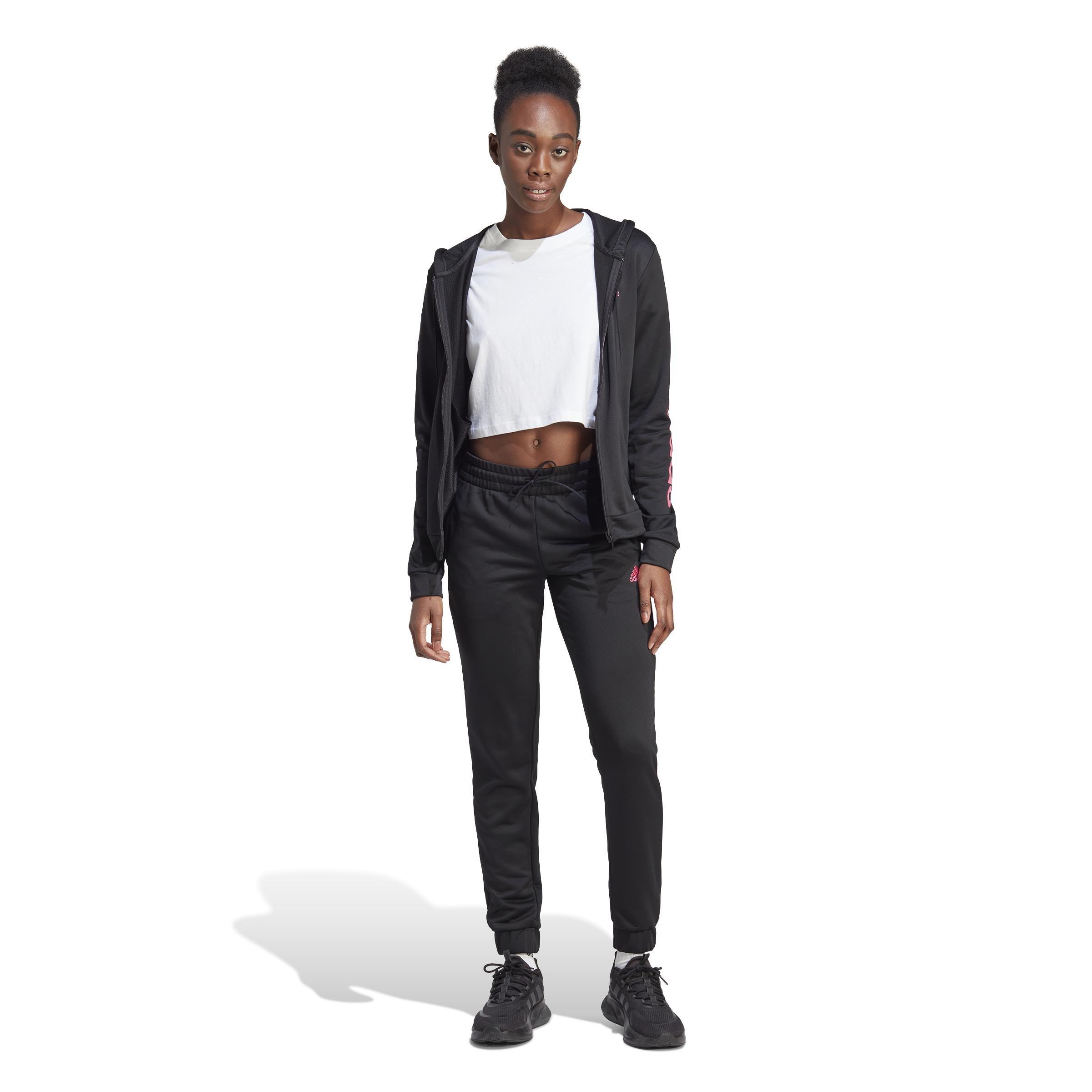 Linear Tracksuit, Black, A901_ONE, large image number 5