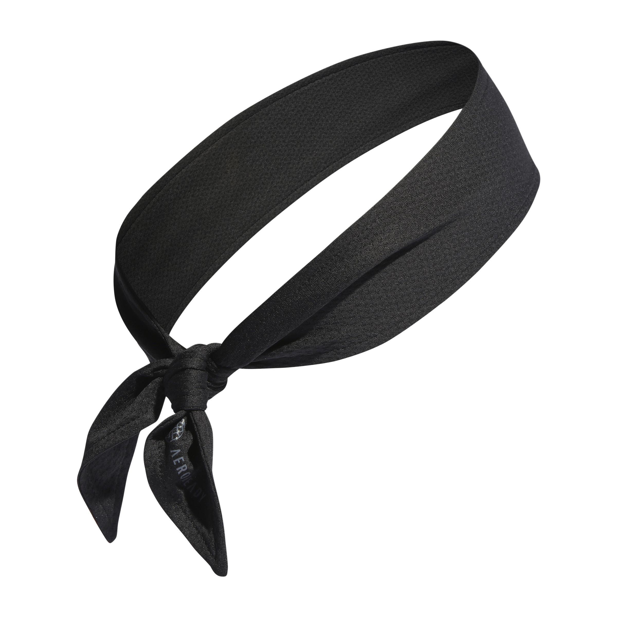 Unisex AEROREADY Tennis Tie Band, Black, A901_ONE, large image number 1