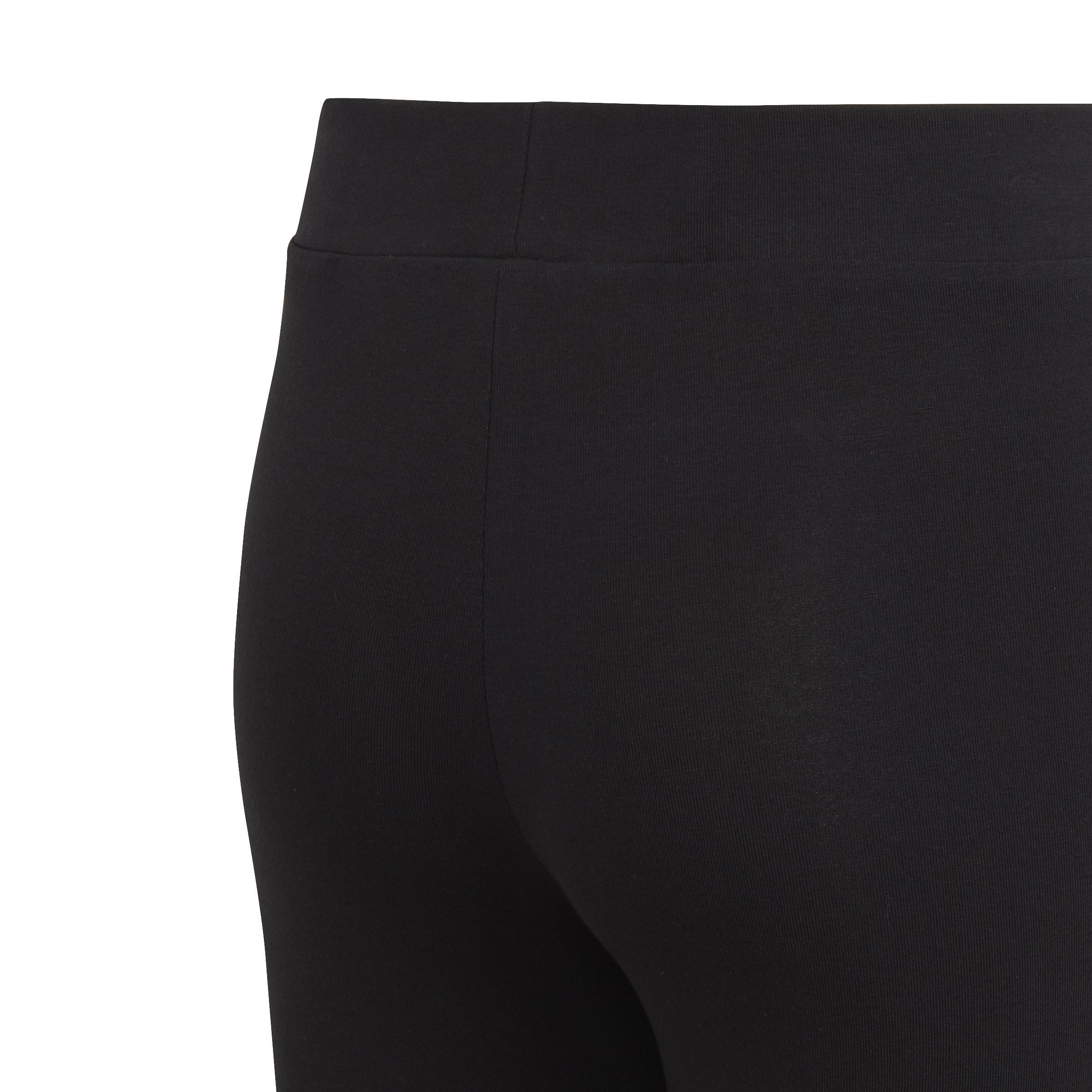 Kids Essentials Linear Logo Cotton Leggings, Black, A901_ONE, large image number 4