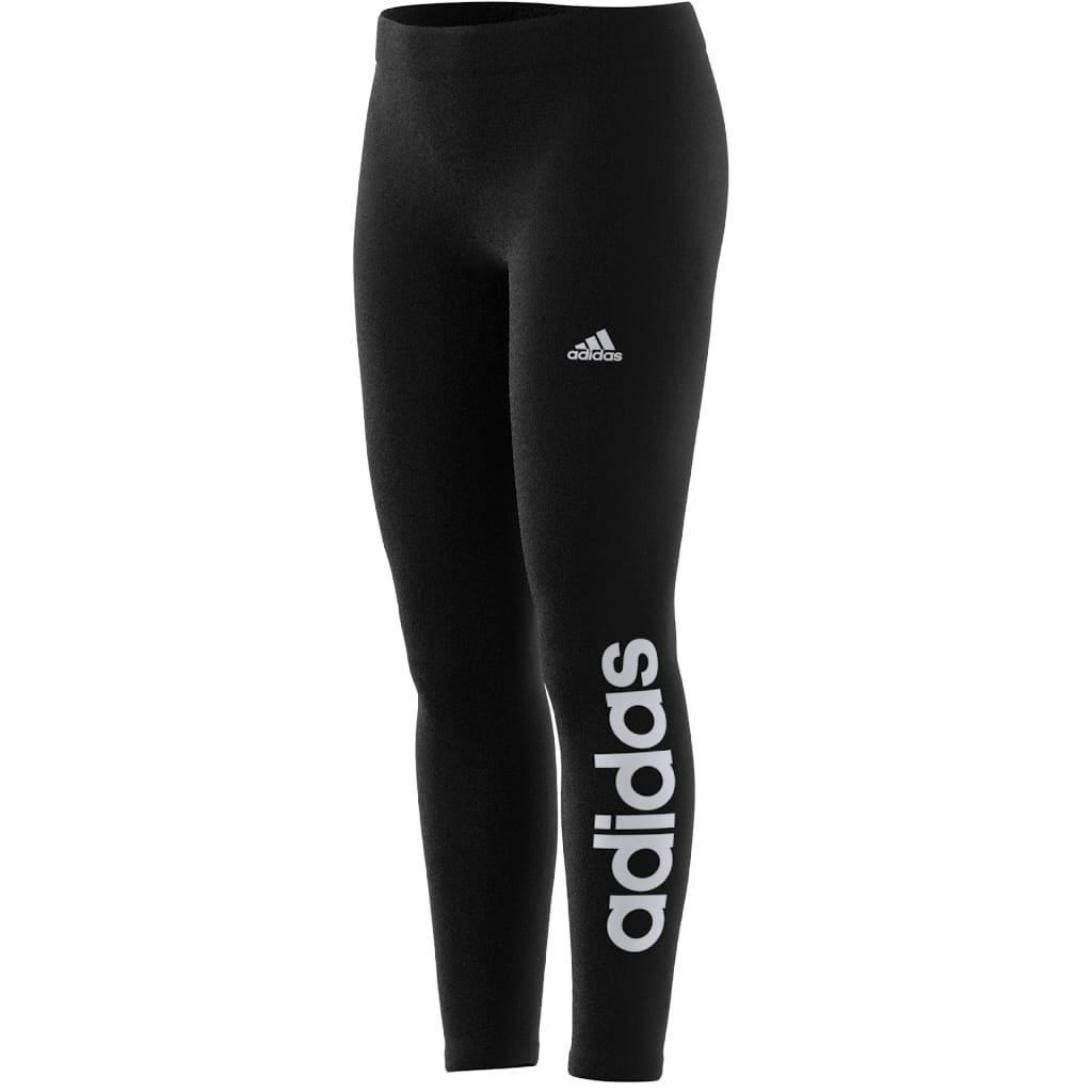 Kids Essentials Linear Logo Cotton Leggings, Black, A901_ONE, large image number 9