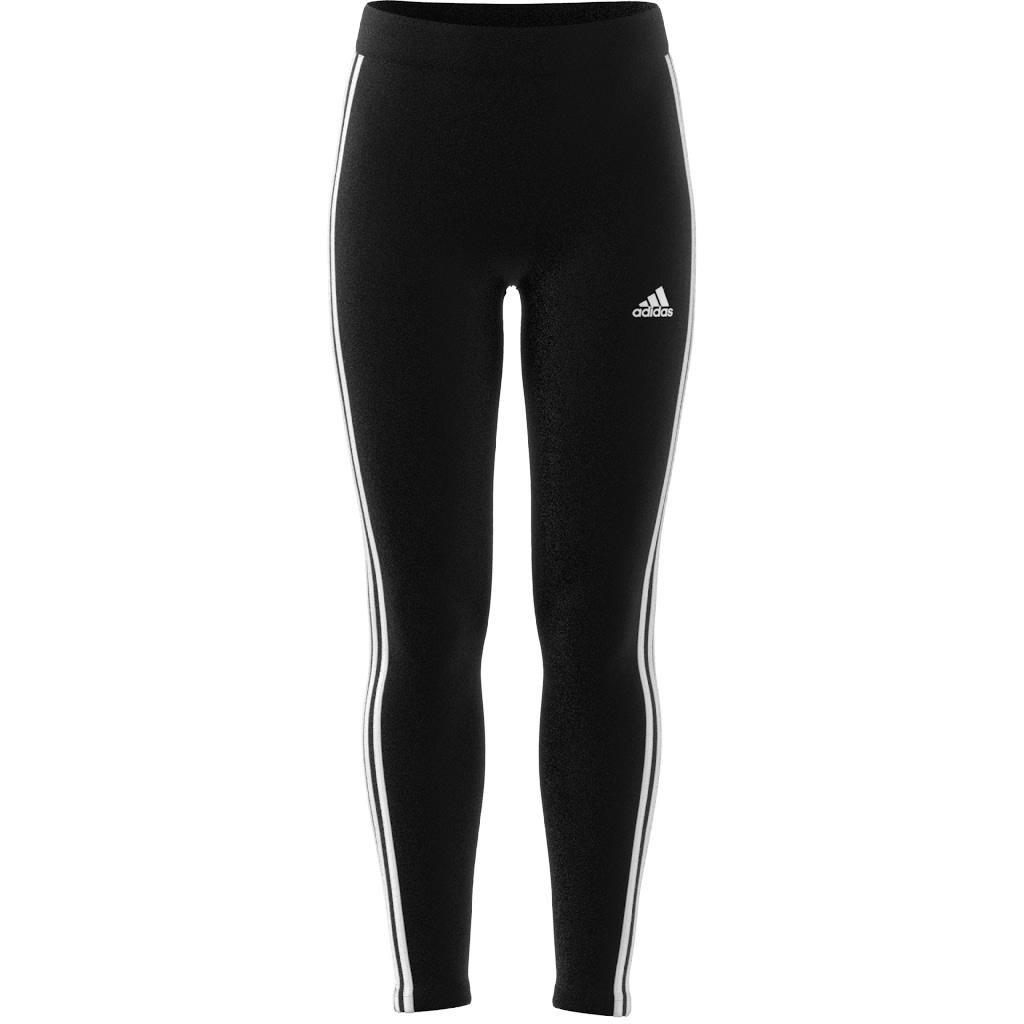 Kids Essentials 3-Stripes Cotton Leggings, Black, A901_ONE, large image number 13