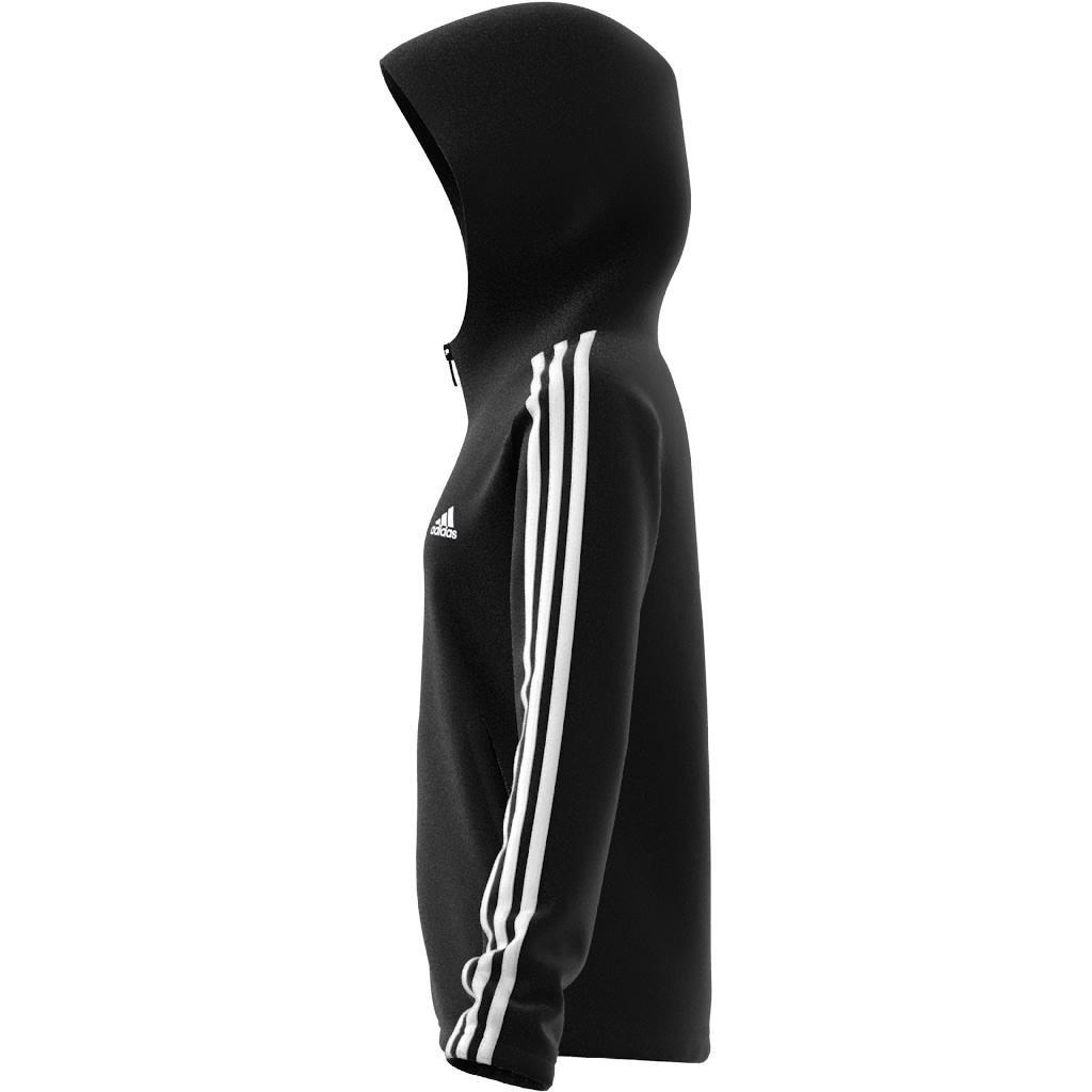 Kids Essentials 3-Stripes Full-Zip Hoodie, Black, , large image number 11