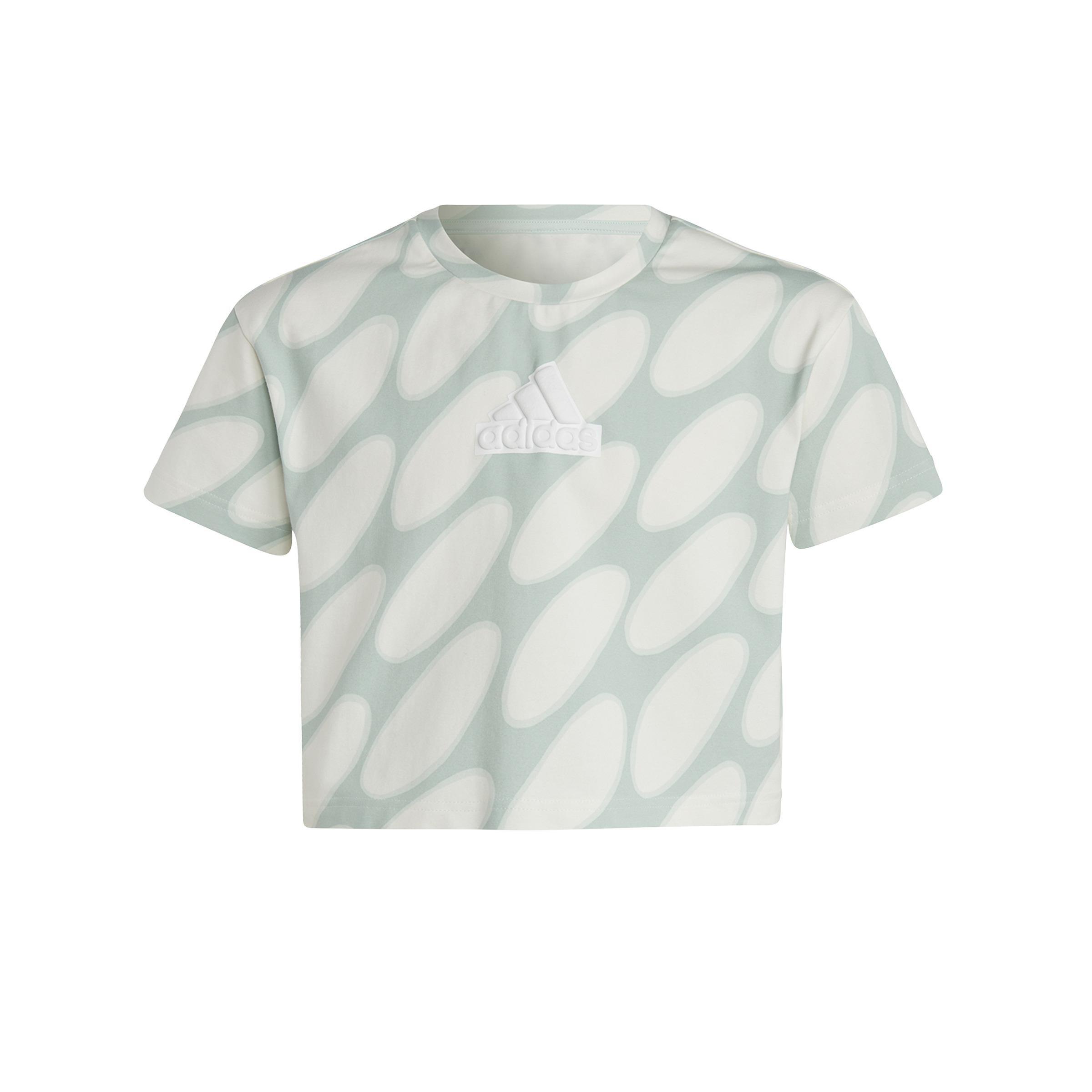 Kids Marimekko Allover Print Cotton T-Shirt, White, A901_ONE, large image number 0