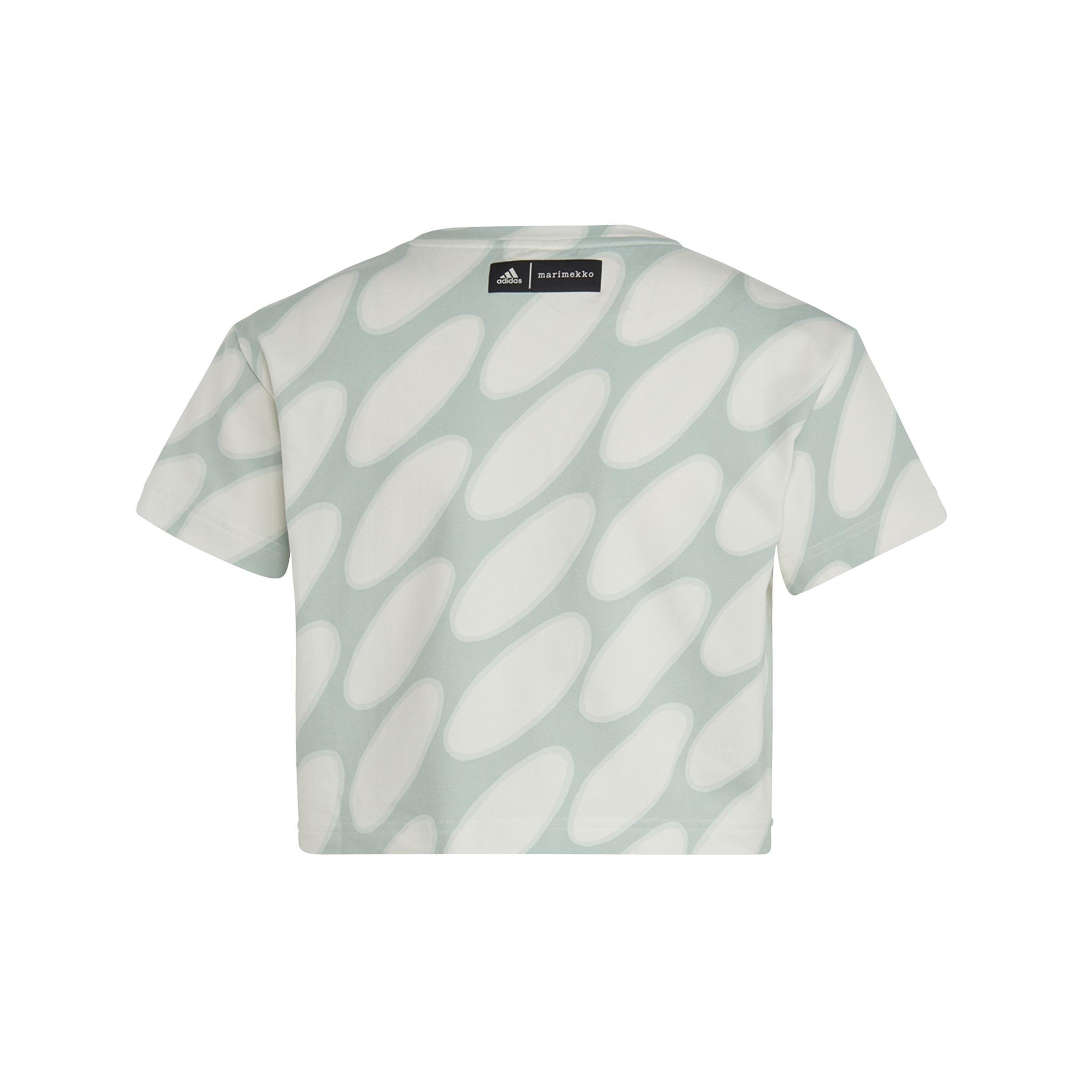 Kids Marimekko Allover Print Cotton T-Shirt, White, A901_ONE, large image number 2