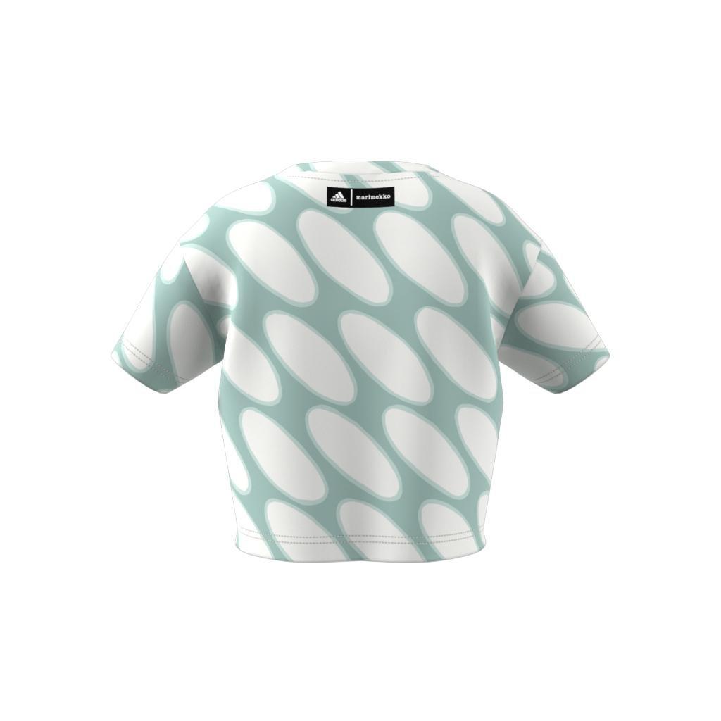 Kids Marimekko Allover Print Cotton T-Shirt, White, A901_ONE, large image number 6