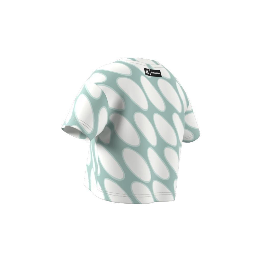 Kids Marimekko Allover Print Cotton T-Shirt, White, A901_ONE, large image number 7