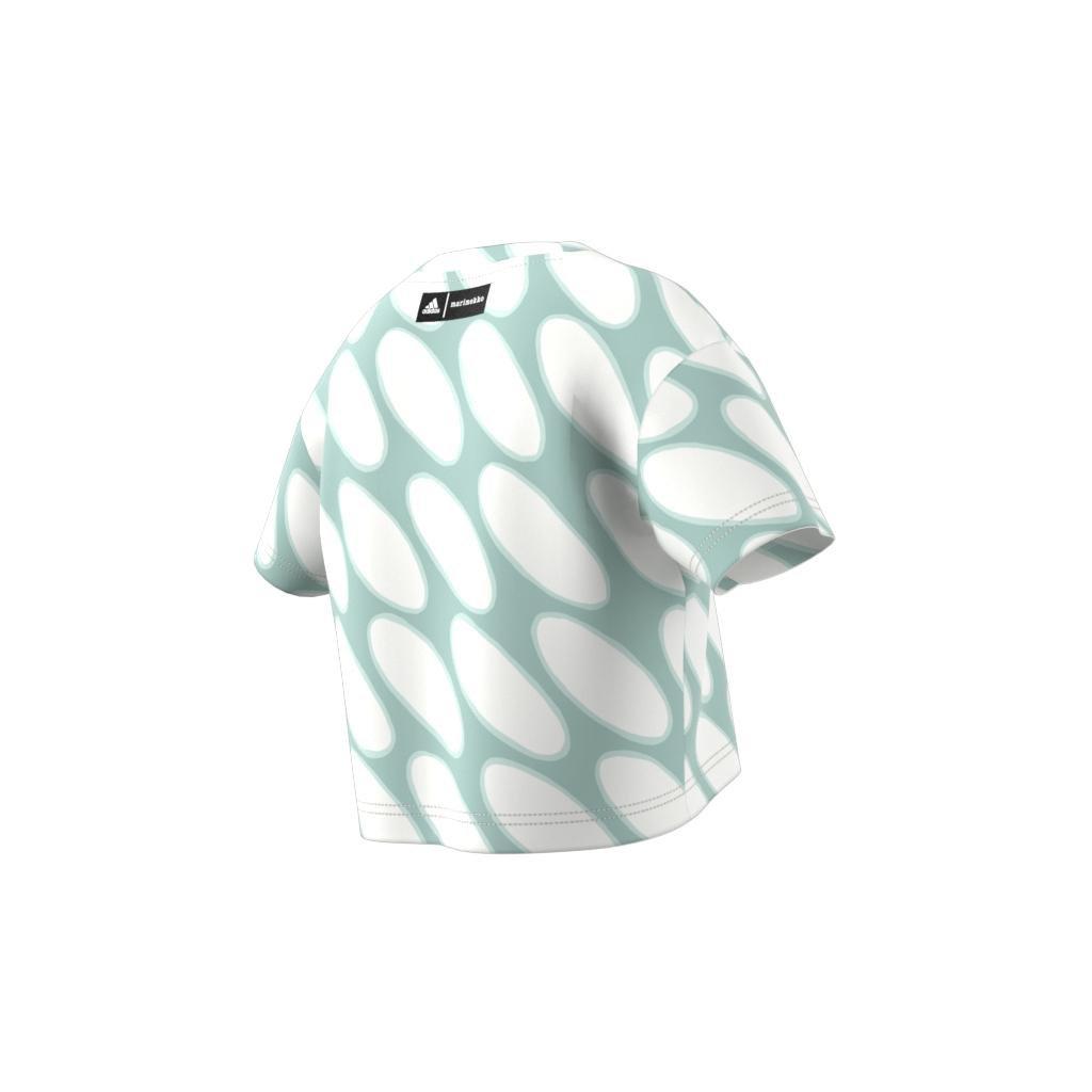Kids Marimekko Allover Print Cotton T-Shirt, White, A901_ONE, large image number 10