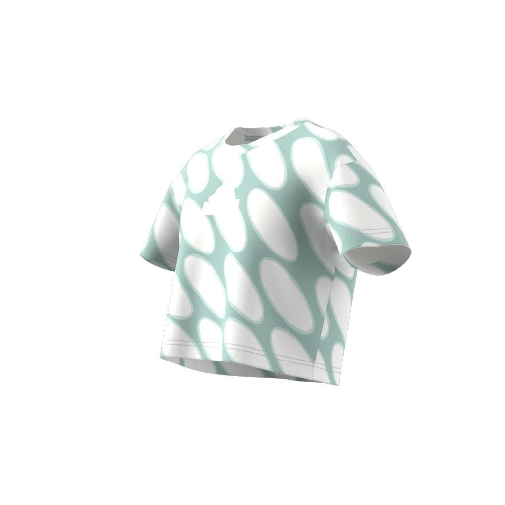 Kids Marimekko Allover Print Cotton T-Shirt, White, A901_ONE, large image number 11