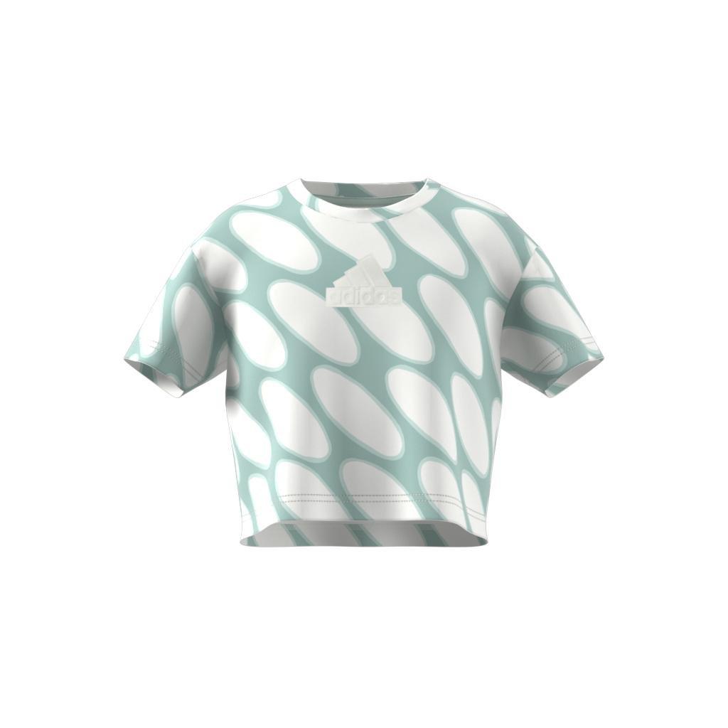 Kids Marimekko Allover Print Cotton T-Shirt, White, A901_ONE, large image number 12